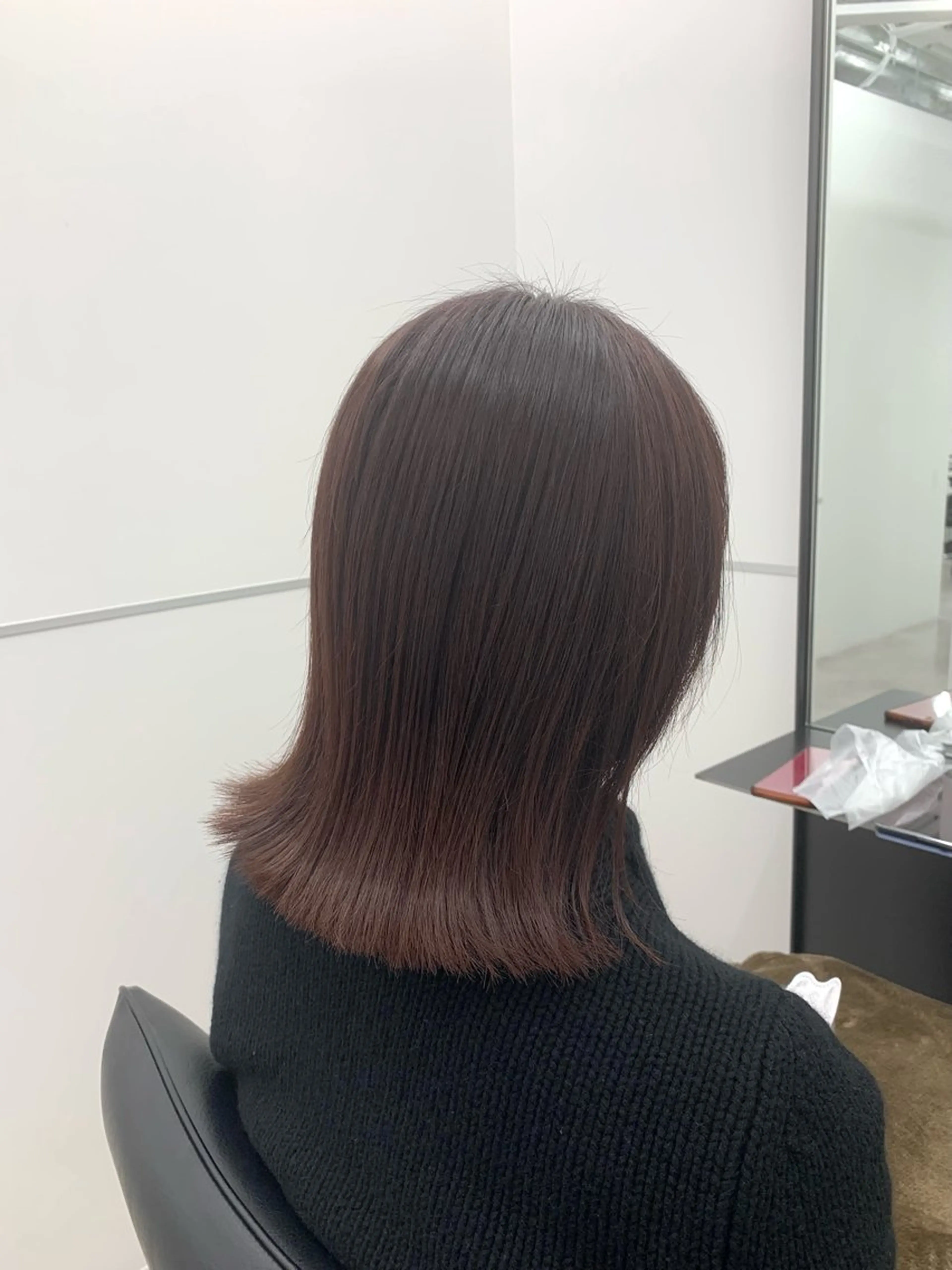 ミディアム カラー ブラウンカラー ラベンダーカラー ラベンダーブラウン ヘアカラー ヘッドスパ 本格ヘッドスパ🌿 ×ヘア　佐藤のヘアスタイル