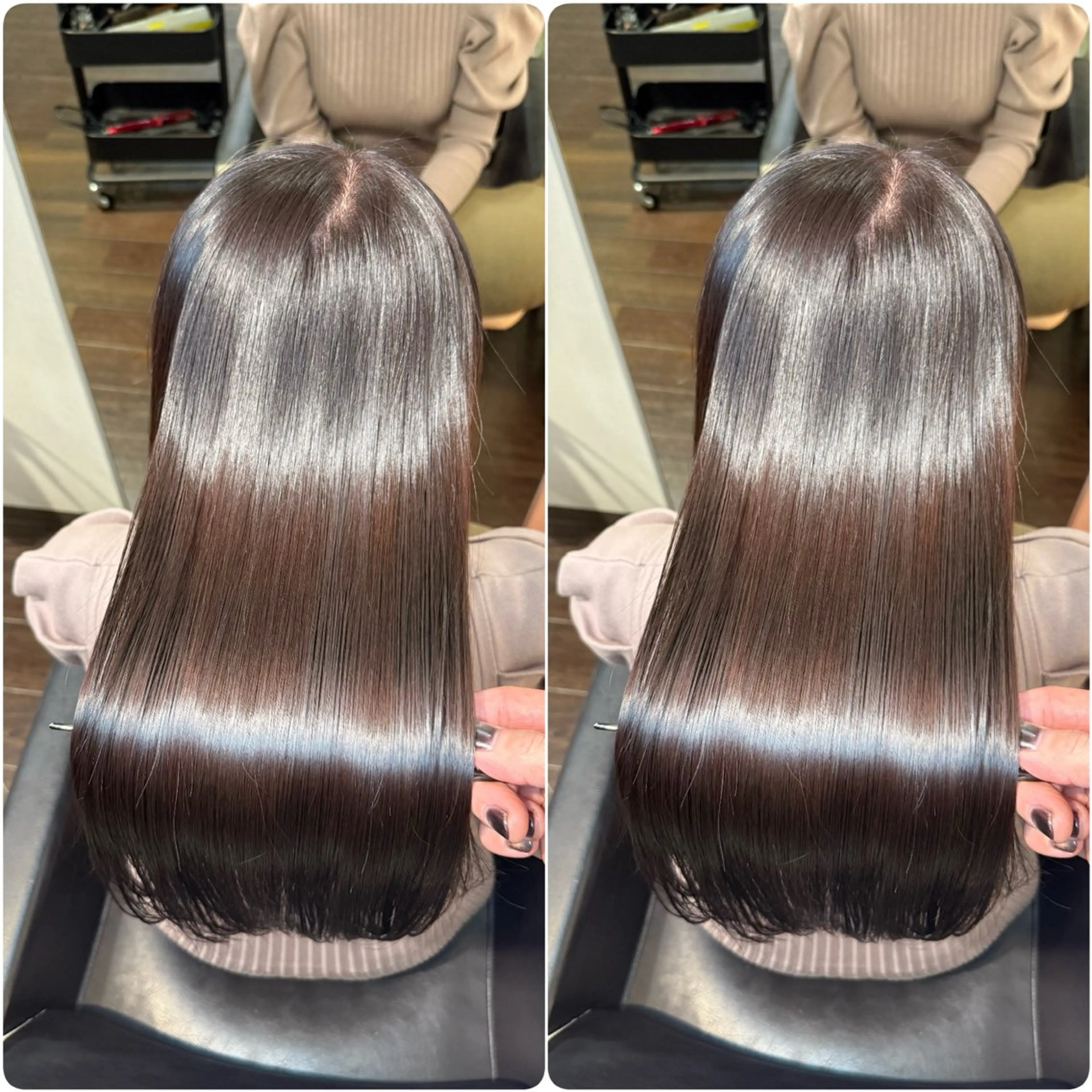 ロング カラー カット ヘアカラー トリートメント ヘッドスパ youres hair 髪質改善トリートメント&ヘッドスパ　新宿EAST所属・🌹ULTOWA🌹 髪質改善/縮毛/店長のヘアスタイル