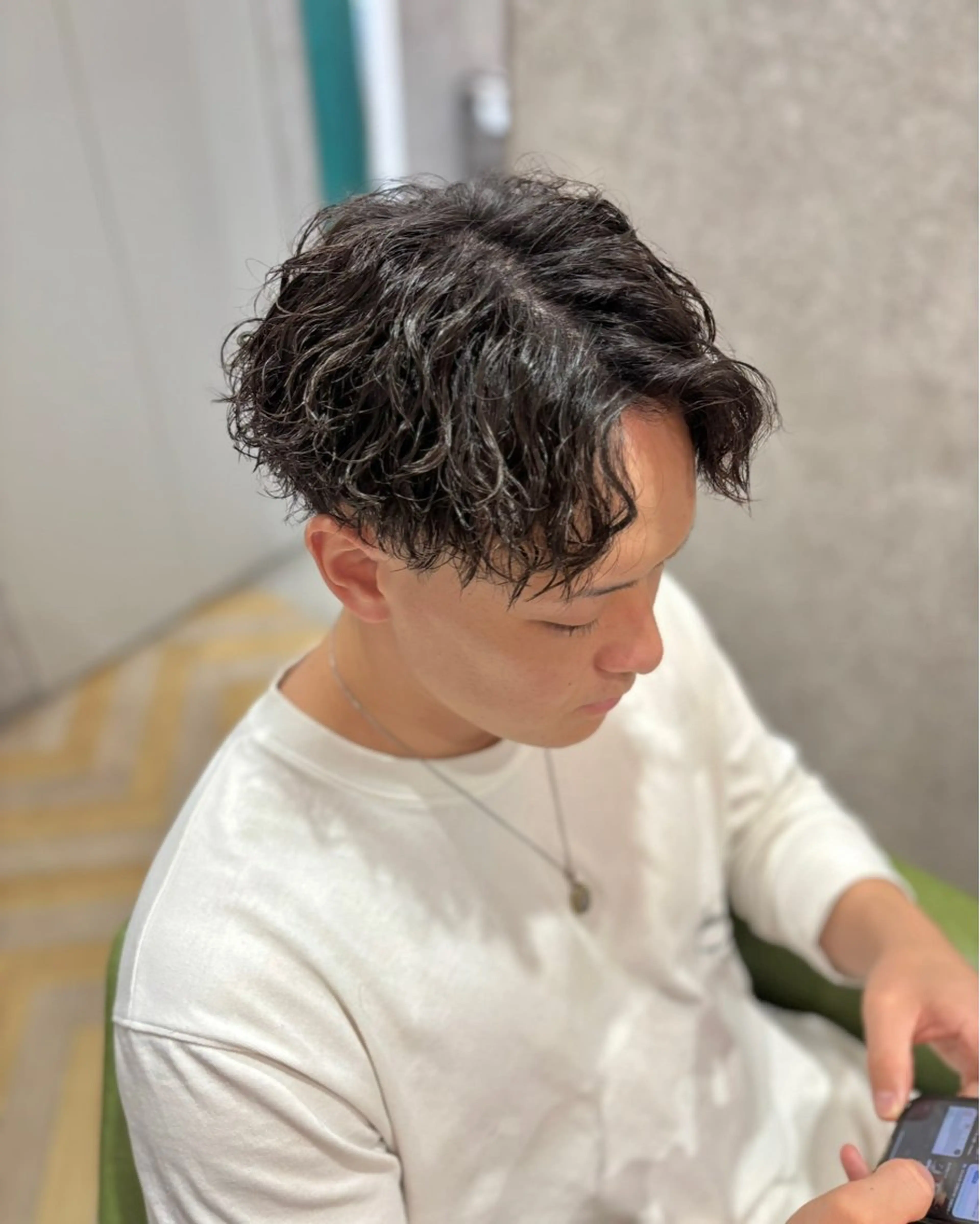 メンズ カット パーマ Labimani 吹田店のヘアスタイル