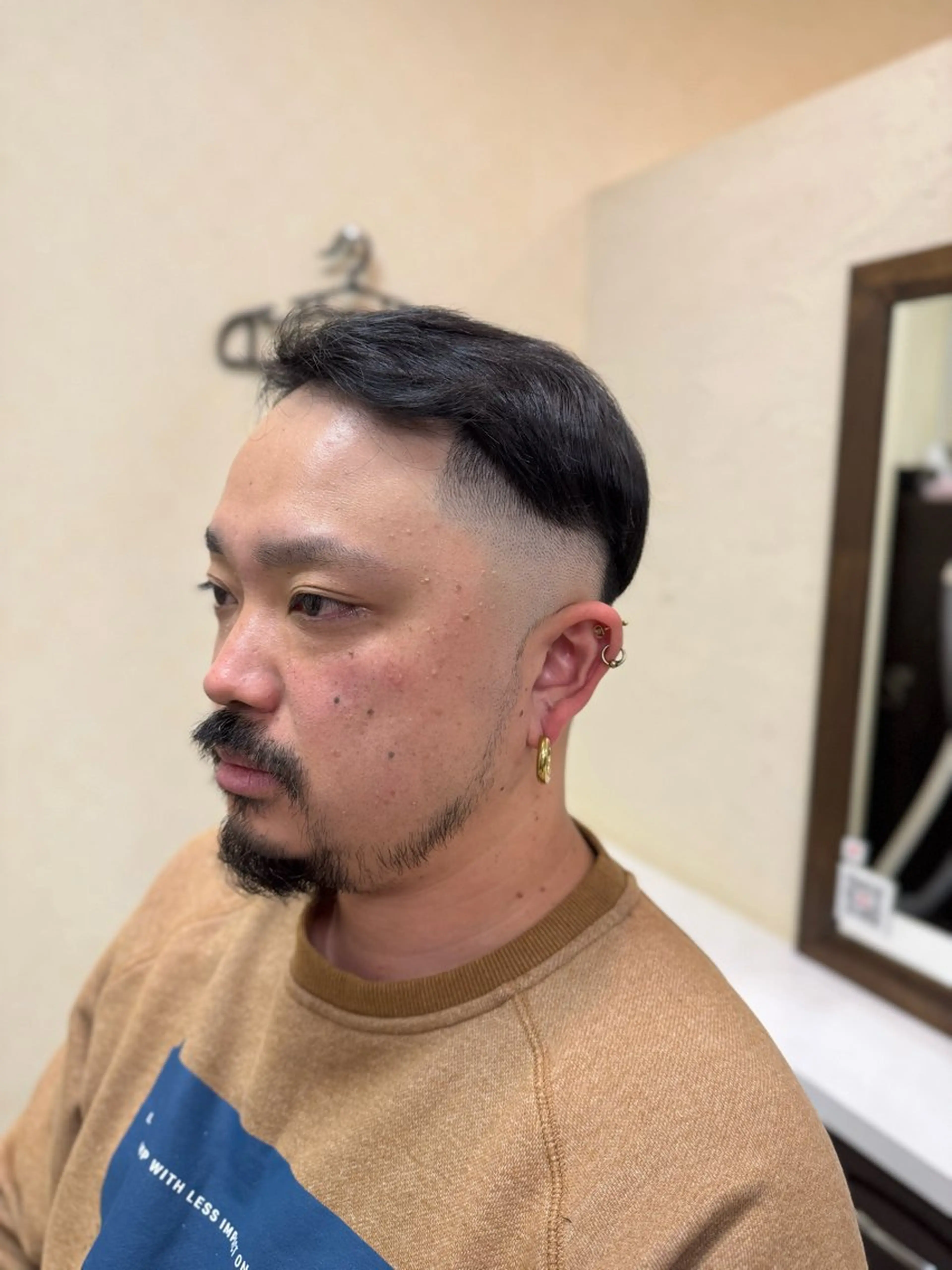 メンズ フェードカット カット hair salon Oeuf所属・たなか あいり【自由が丘】のヘアスタイル