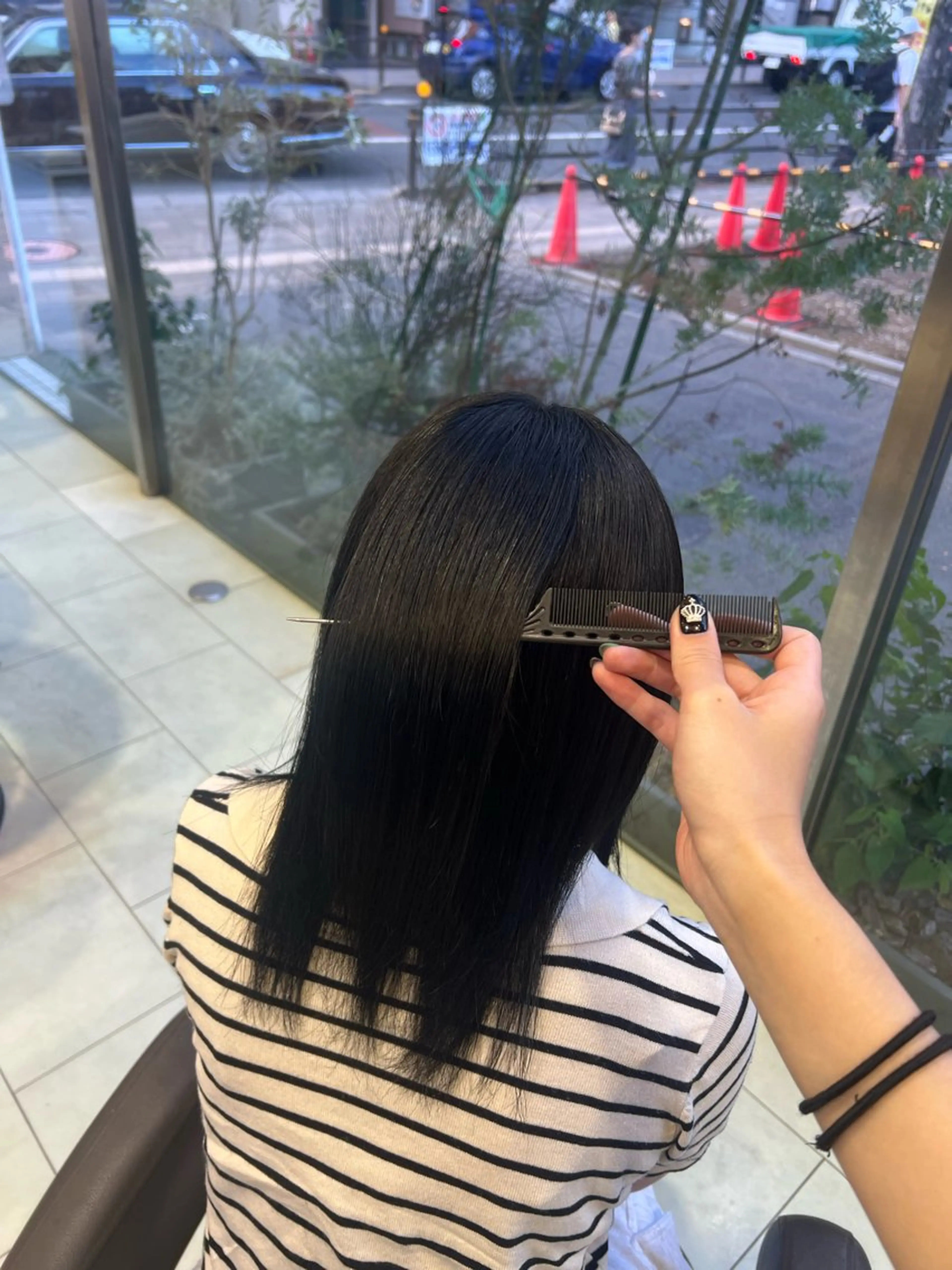 カラー ヘアカラー トリートメント 艶カラー/eye 🫧ྀི/栞のヘアスタイル