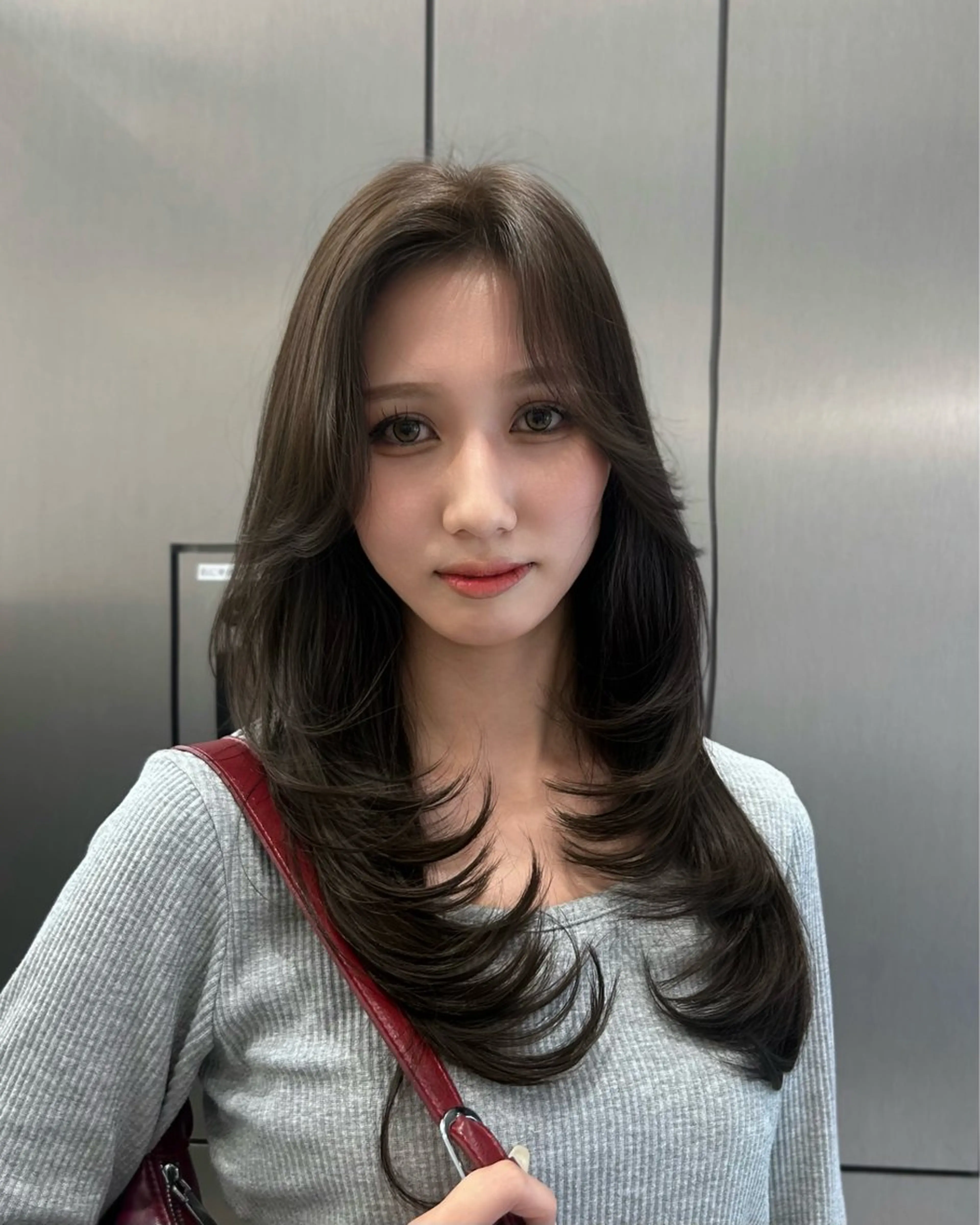 ロング レイヤーカット カット ヘアカラー 大人レイヤー/艶美髪 🇺🇸TOMONAのヘアスタイル