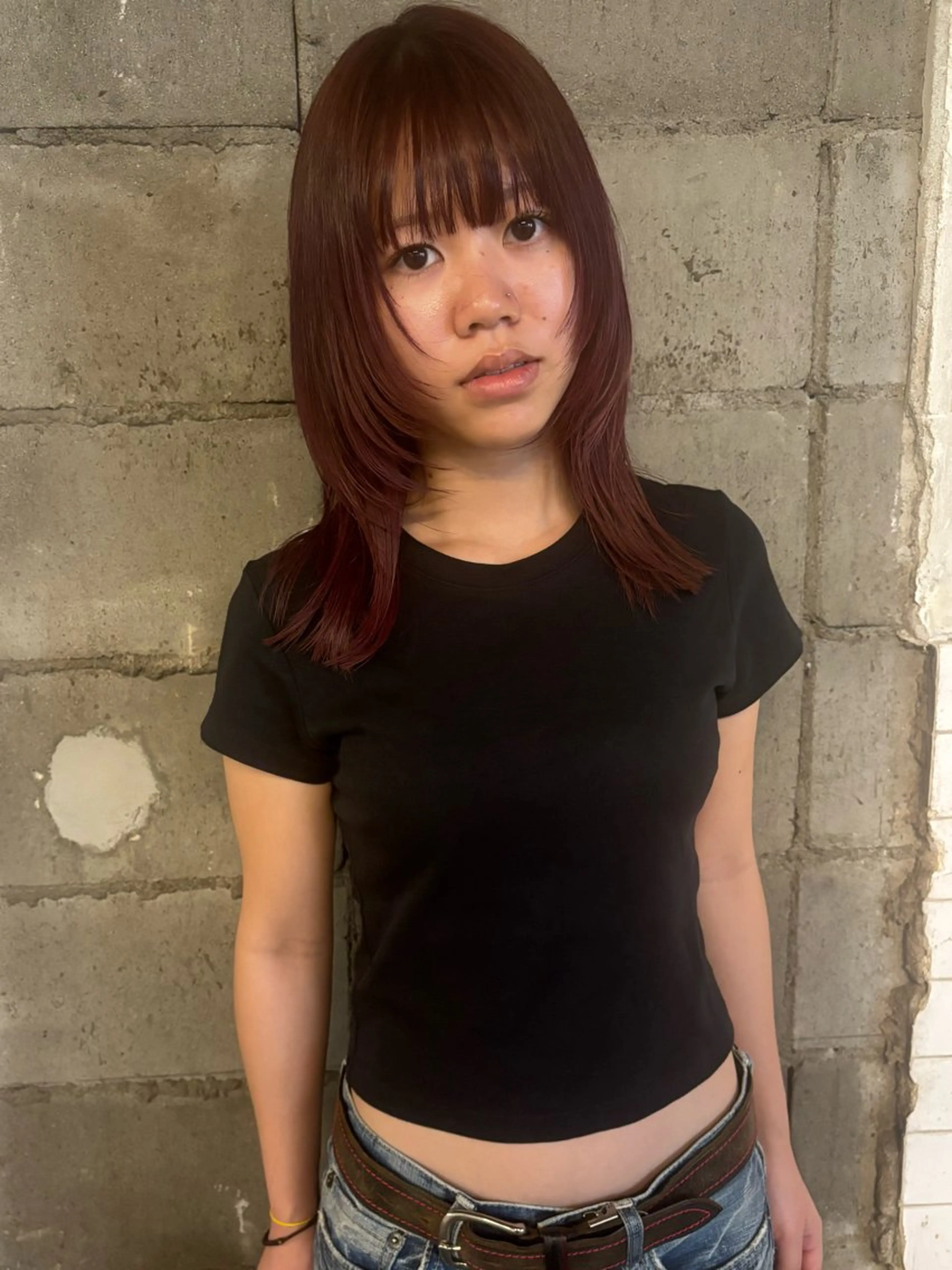 ミディアム カラー カット ヘアカラー トリートメント kotomi .のヘアスタイル