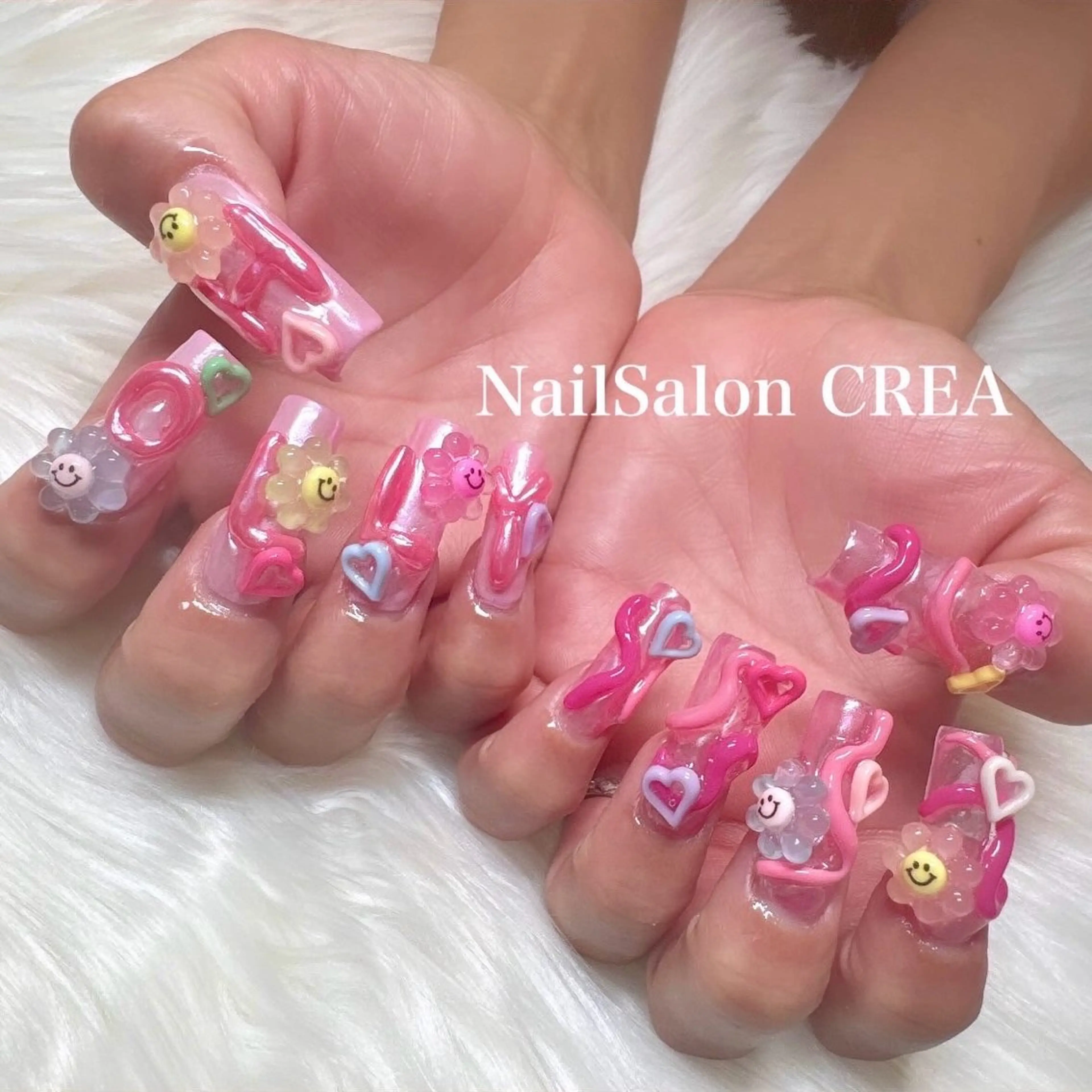 ネイル 持ち込み ハンドネイル NailSalon CREAのネイルデザイン