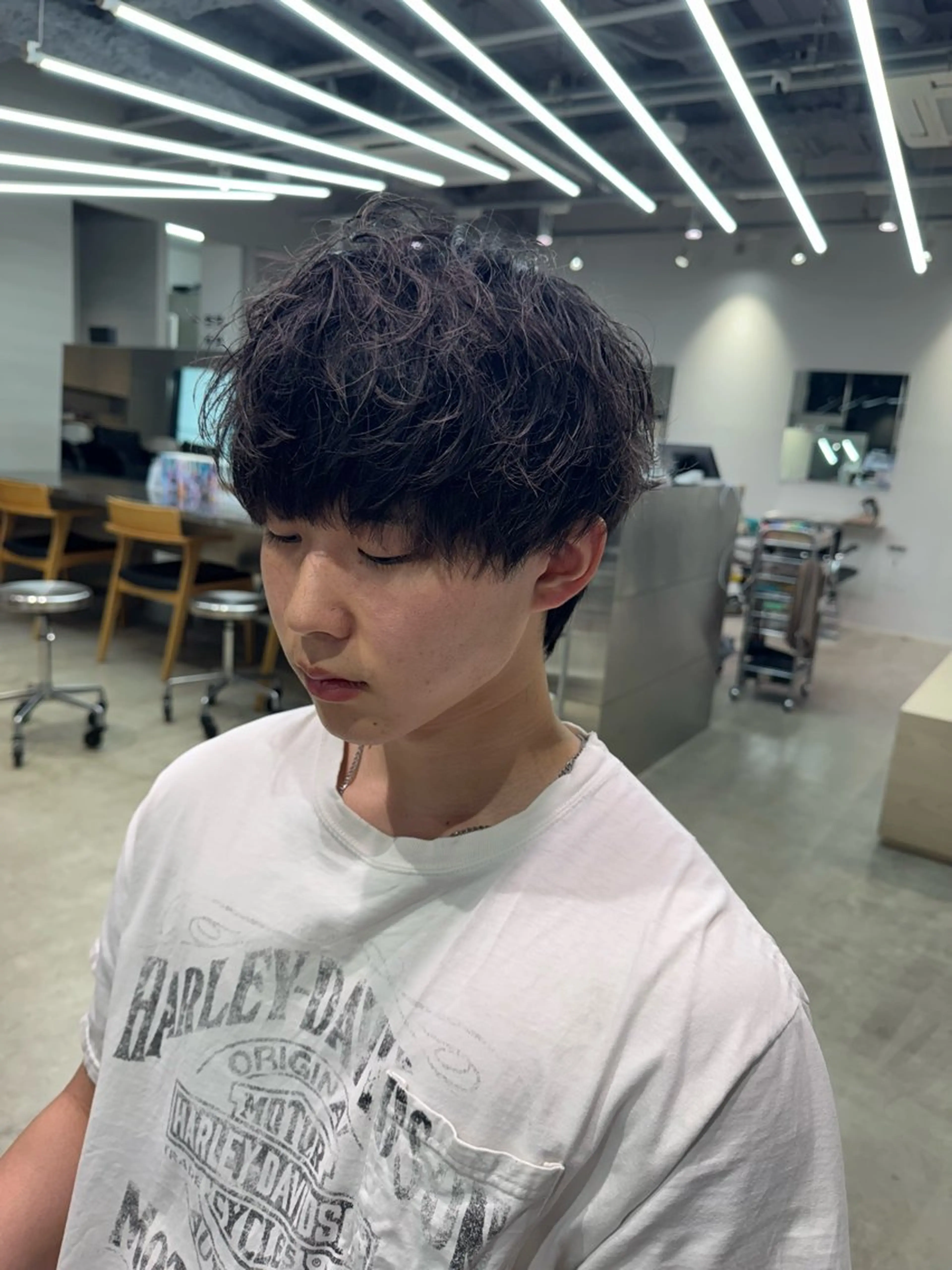 パーマ メンズ メンズパーマ fifth天神/末廣 和也のヘアスタイル