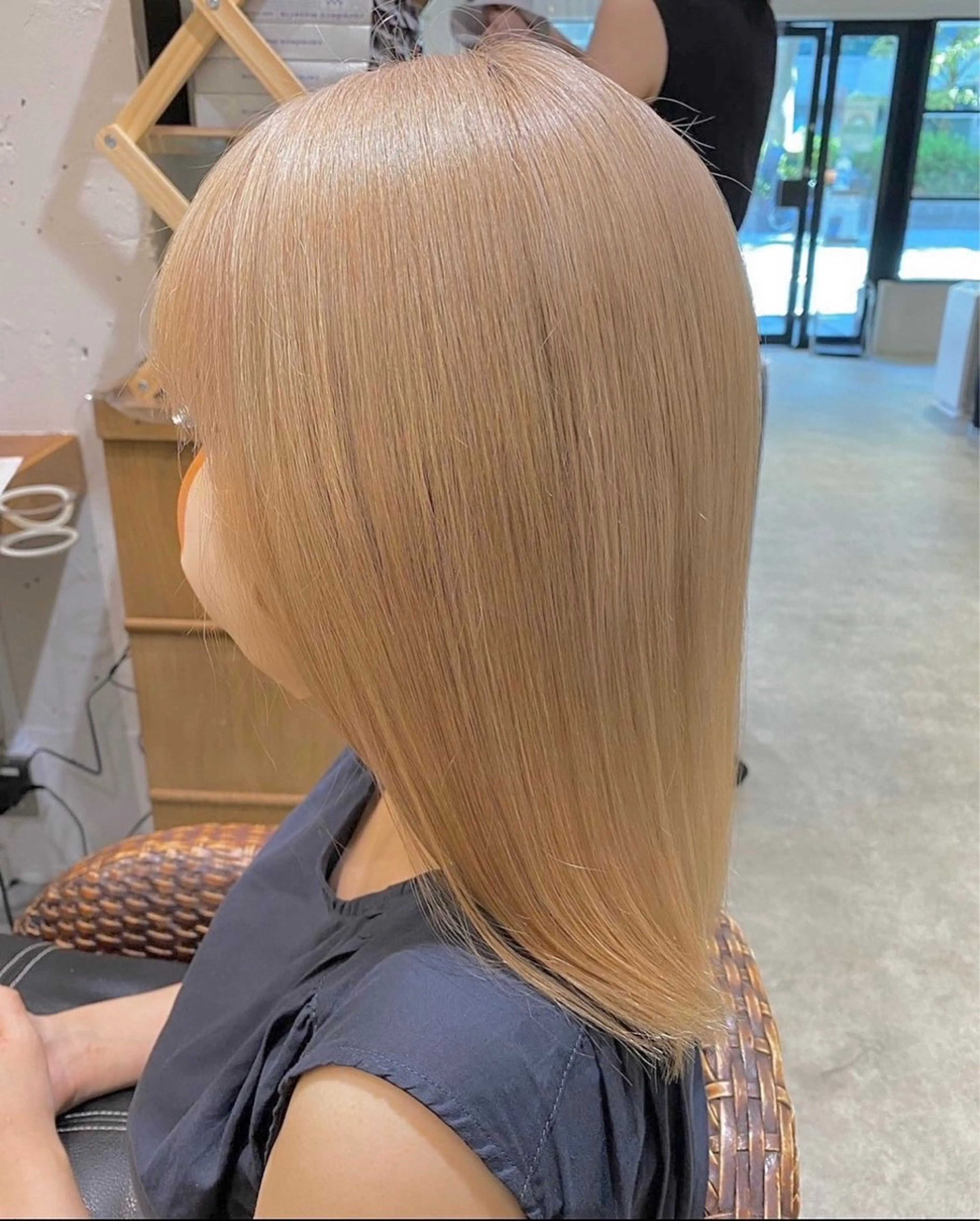 ミディアム カラー パーマ ヘアアレンジ メンズ キッズ 🌈髪質改善TR 艶カラーユウダイ🌈のヘアスタイル