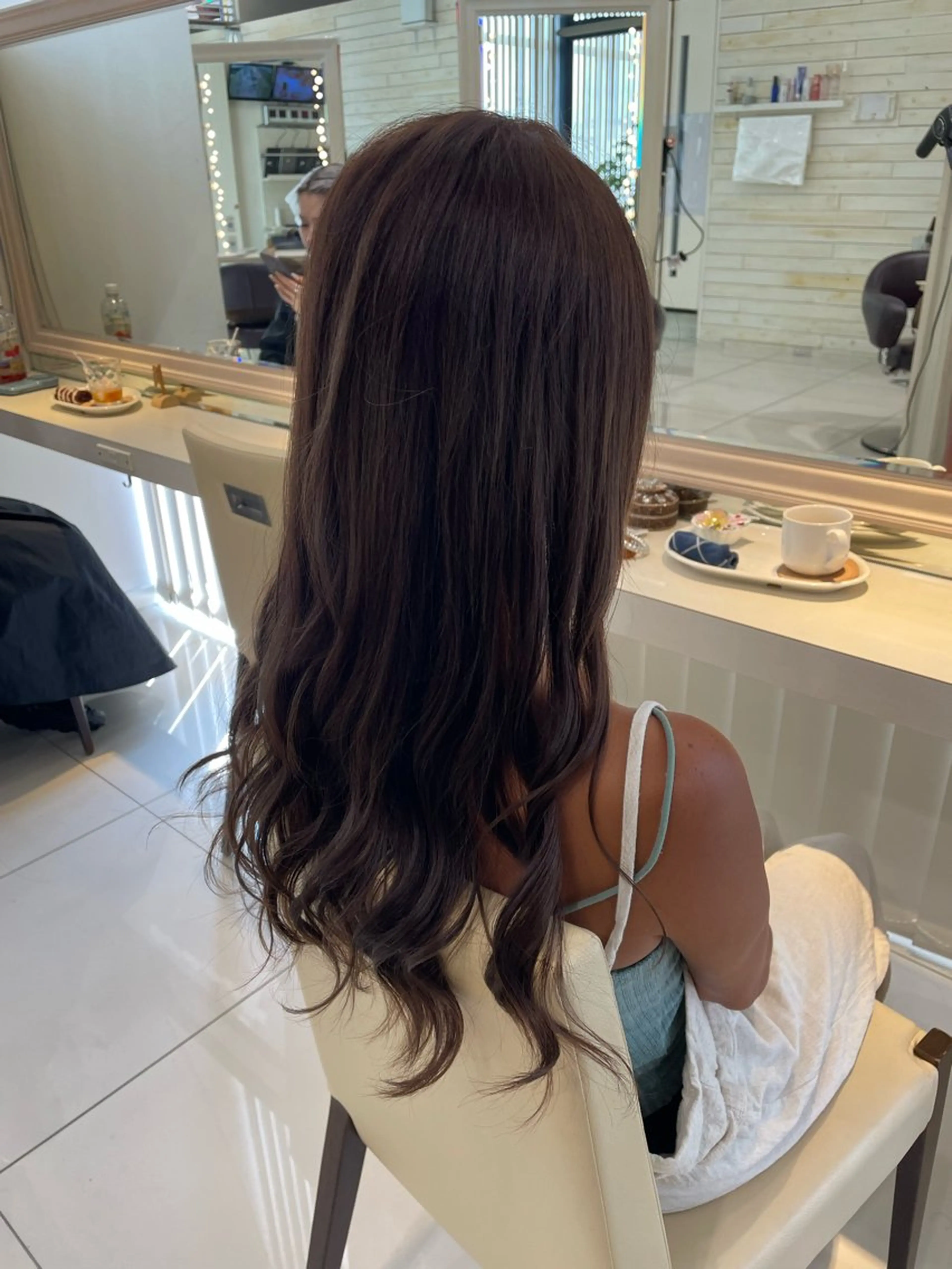 カラー ベージュカラー ヘアカラー トリートメント なな /カラー/アレンジのヘアスタイル