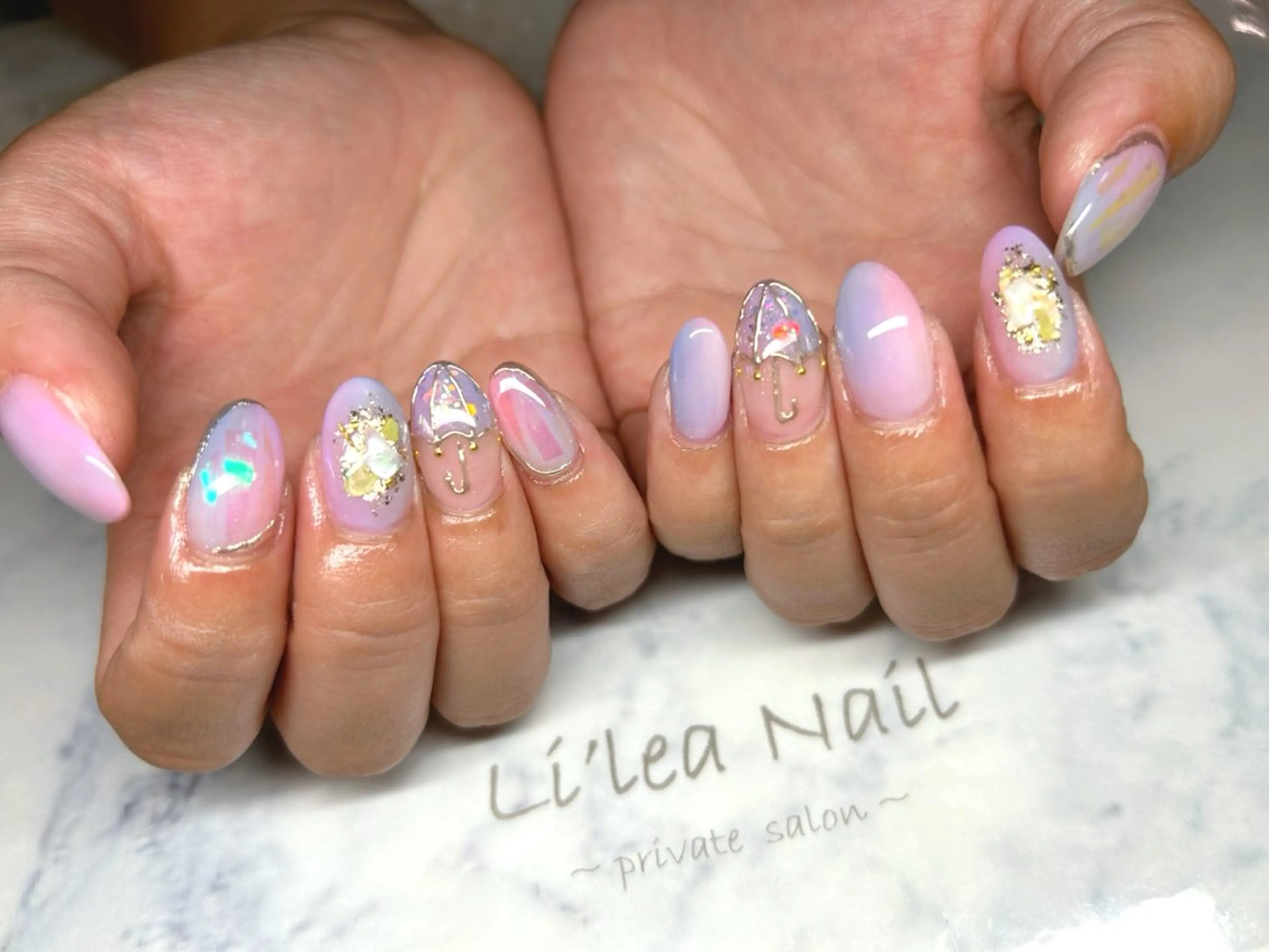 ネイル ハンドネイル Li'leaNail AINAのネイルデザイン