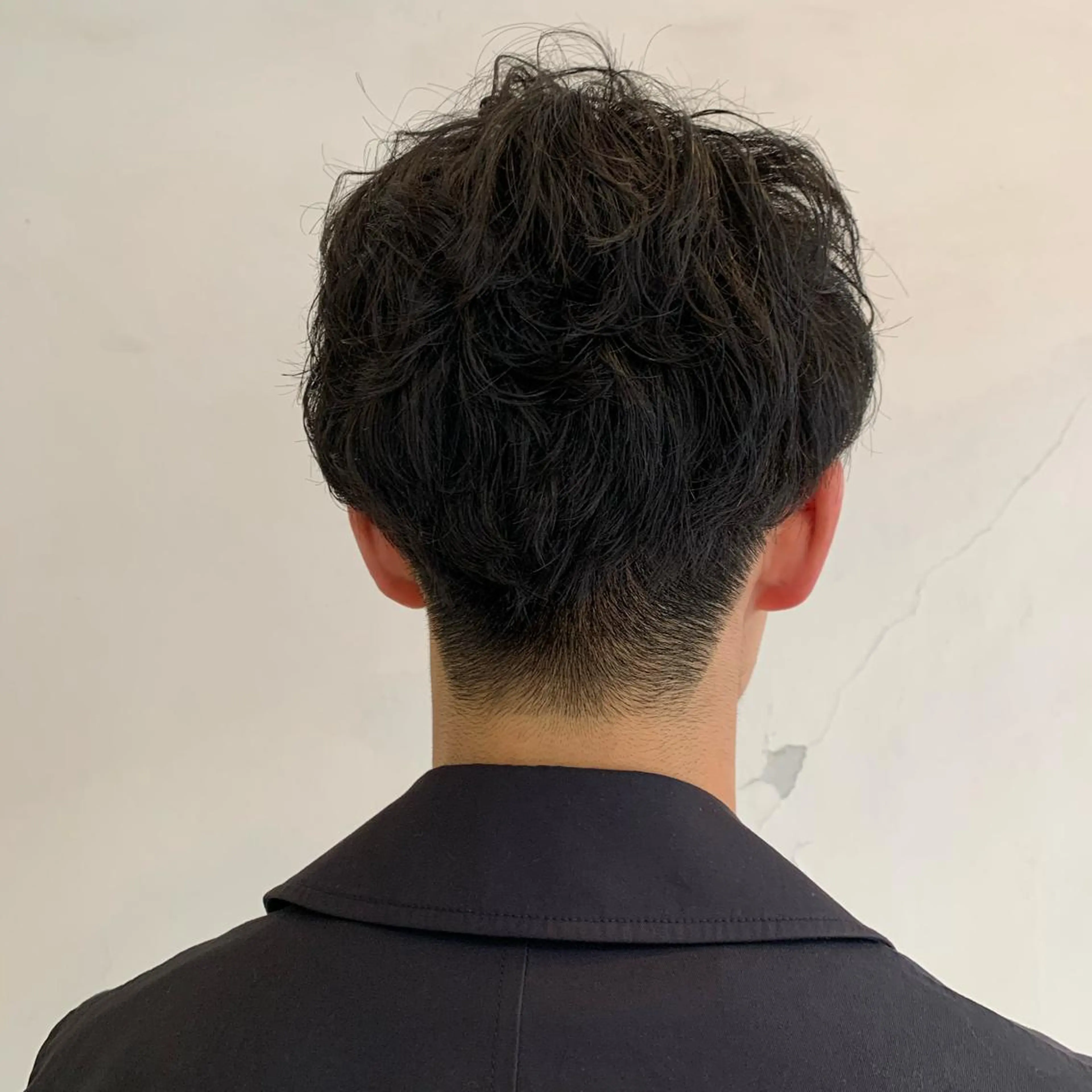 ショート メンズ カット パーマ 似合わせカットカラー ♡佐藤捺美のヘアスタイル