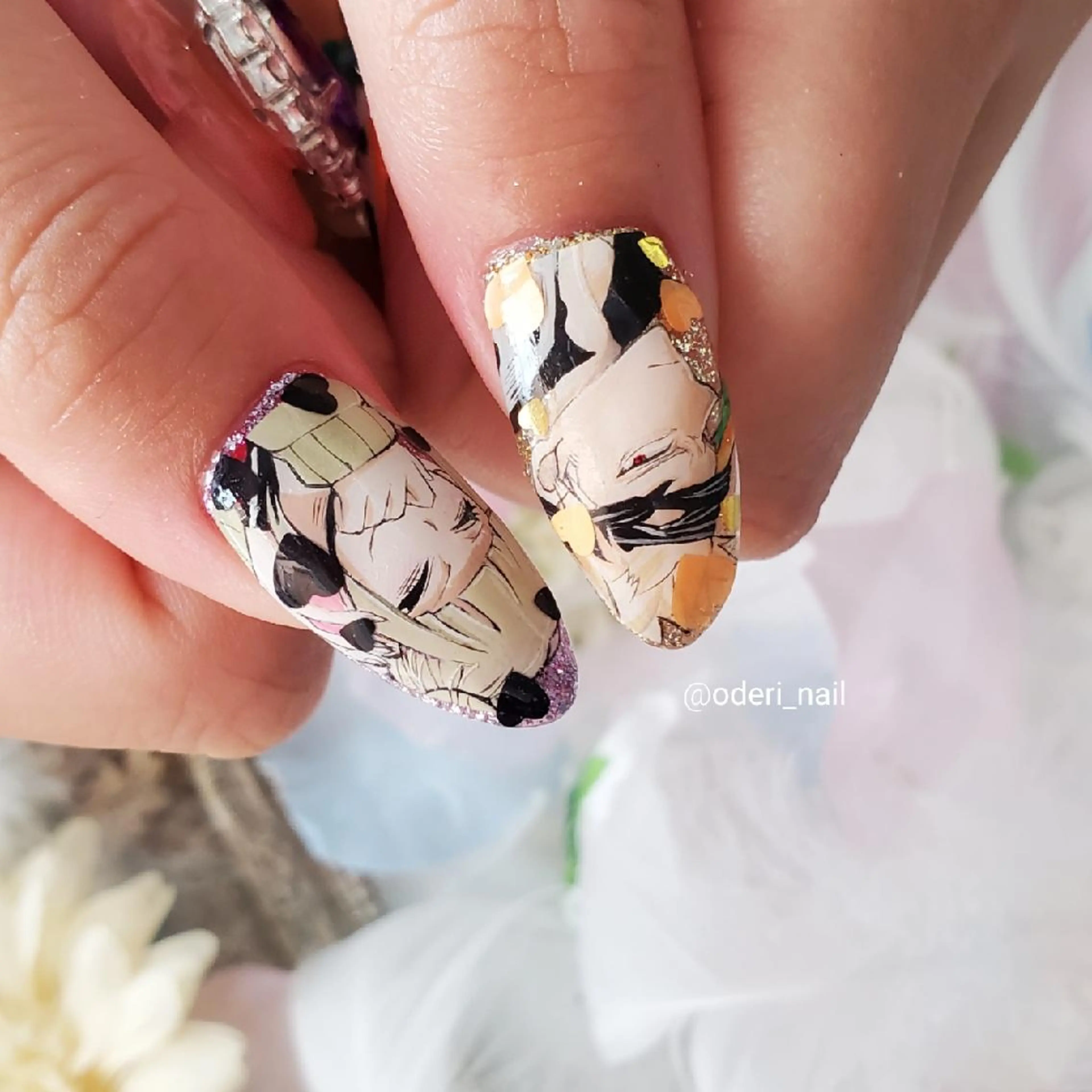 ネイル アートネイル ジェルネイル おで@ oderi_nailのネイルデザイン