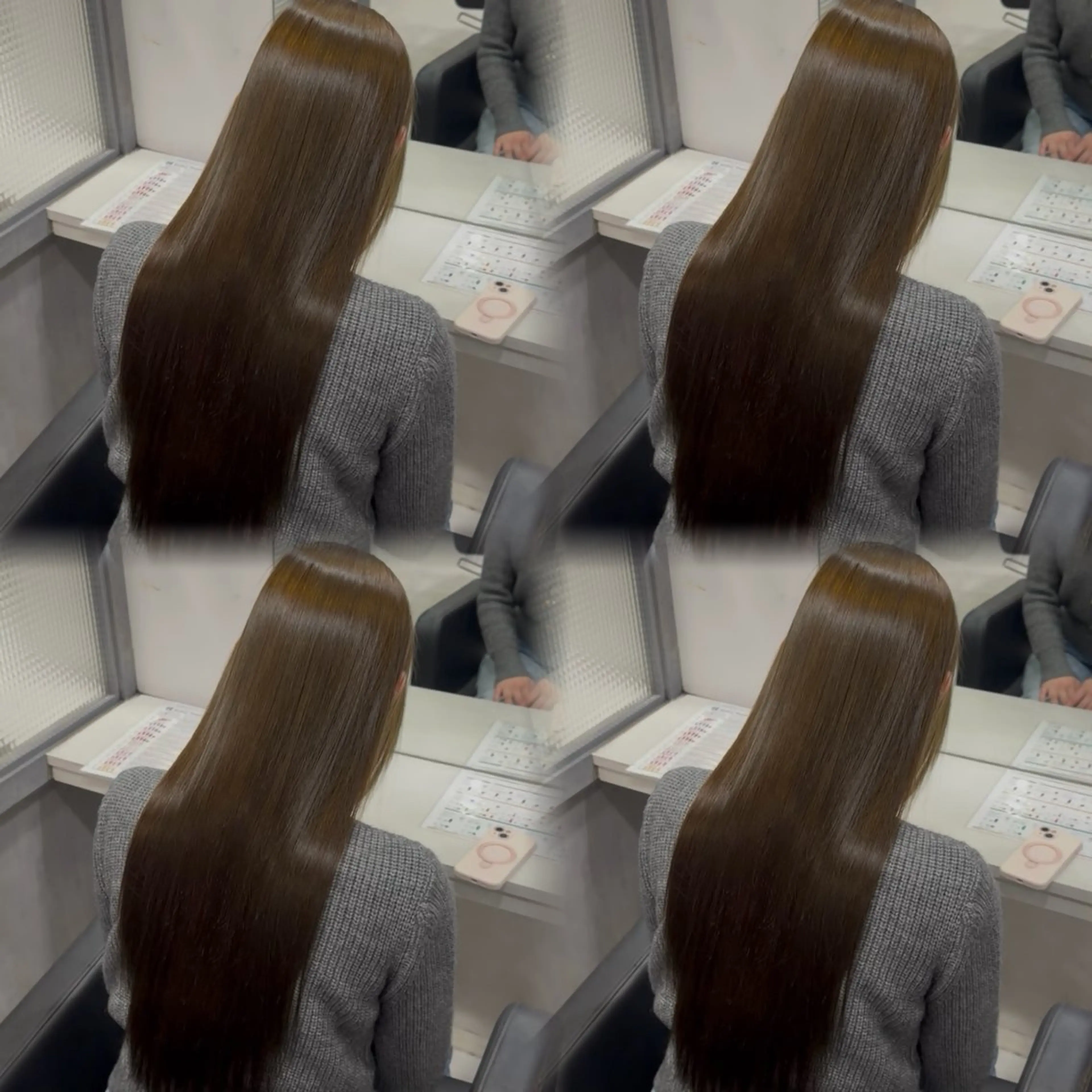 ロング カラー ヘアカラー トリートメント 🦋REISA🦋 エクステ×ハイトーンのヘアスタイル