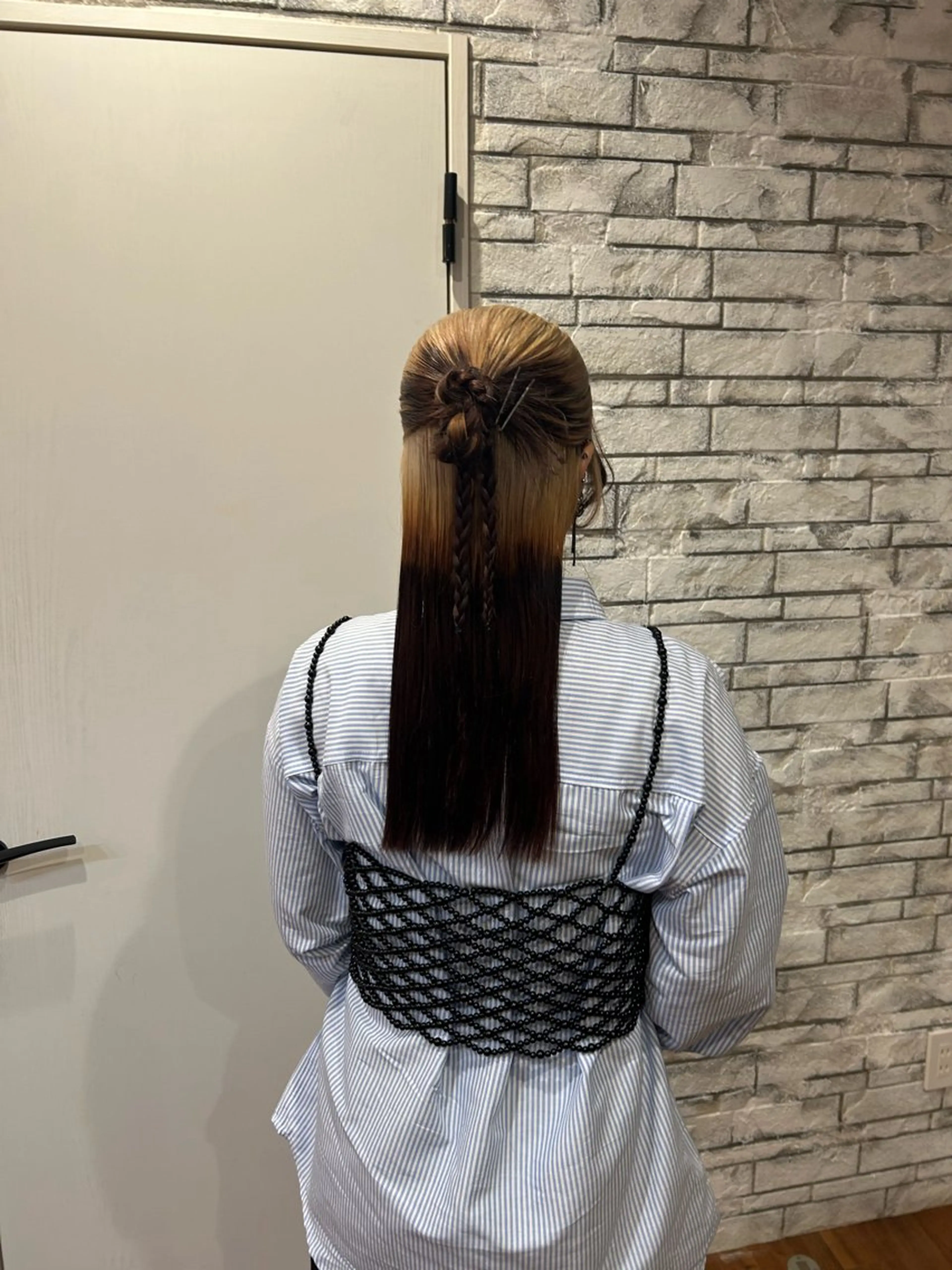 ヘアアレンジ ハーフアップ 廣瀬 美月のヘアスタイル