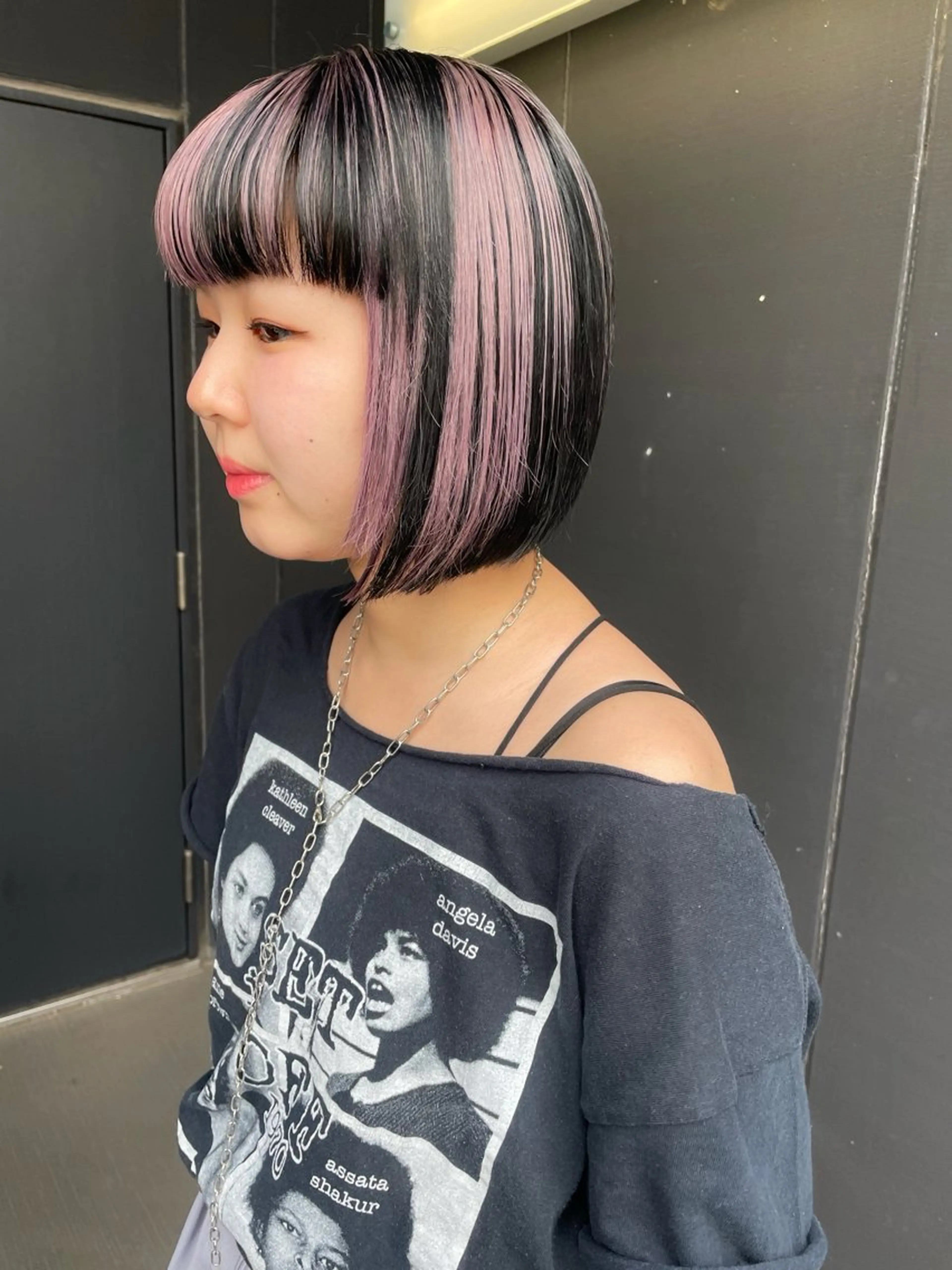 ショート カラー ヘアアレンジ デザインカラー ハイライトカラー ハイトーンカラー ピンクカラー ホワイトピンク ヘアカラー トリートメント ヘアセット SALOWIN原宿ash店所属・理想のハイトーンへ 🌙サイダサキのヘアスタイル