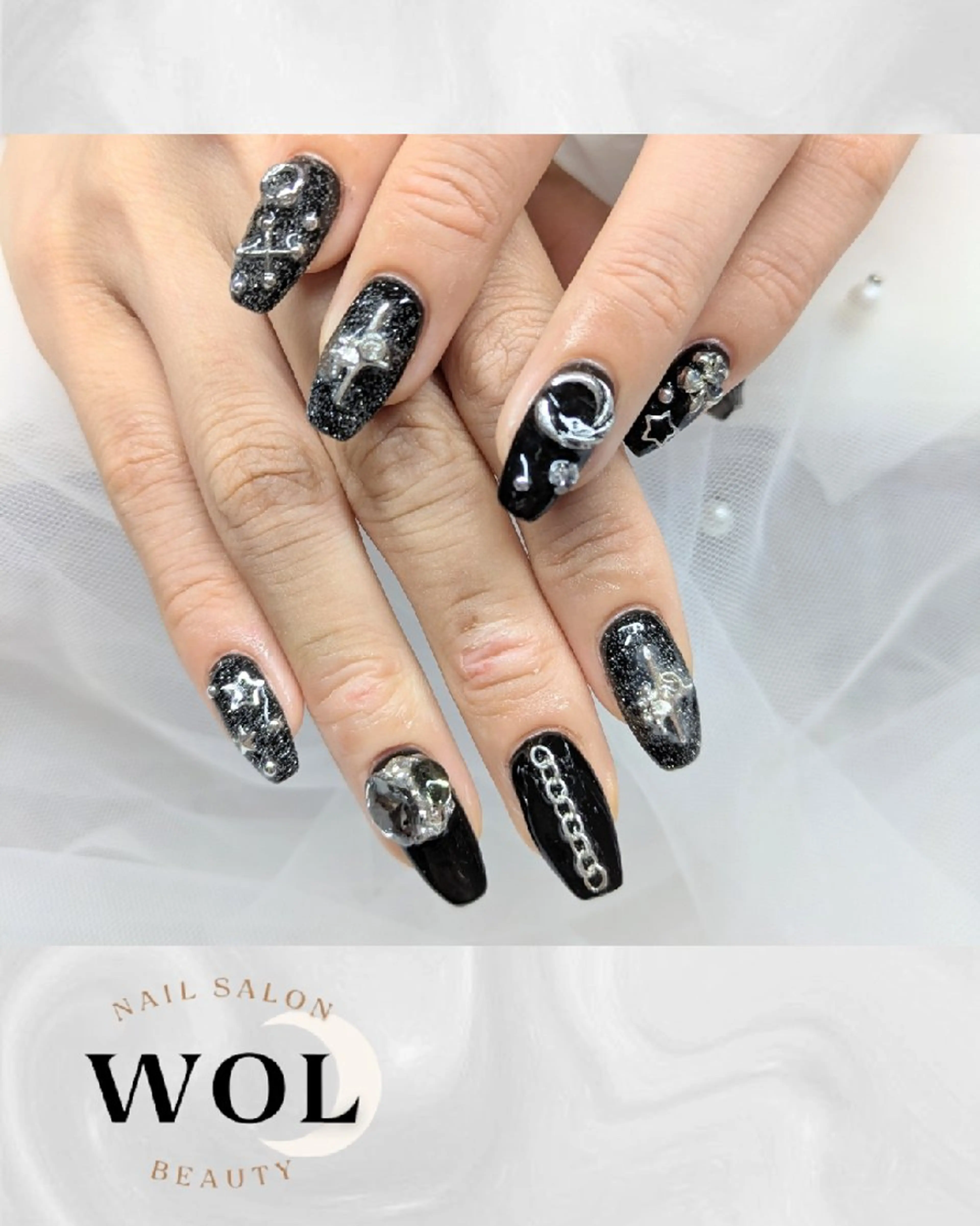 ネイル ハンドネイル nailsalon🌙WOL所属・WOL🌙 momokoのネイルデザイン