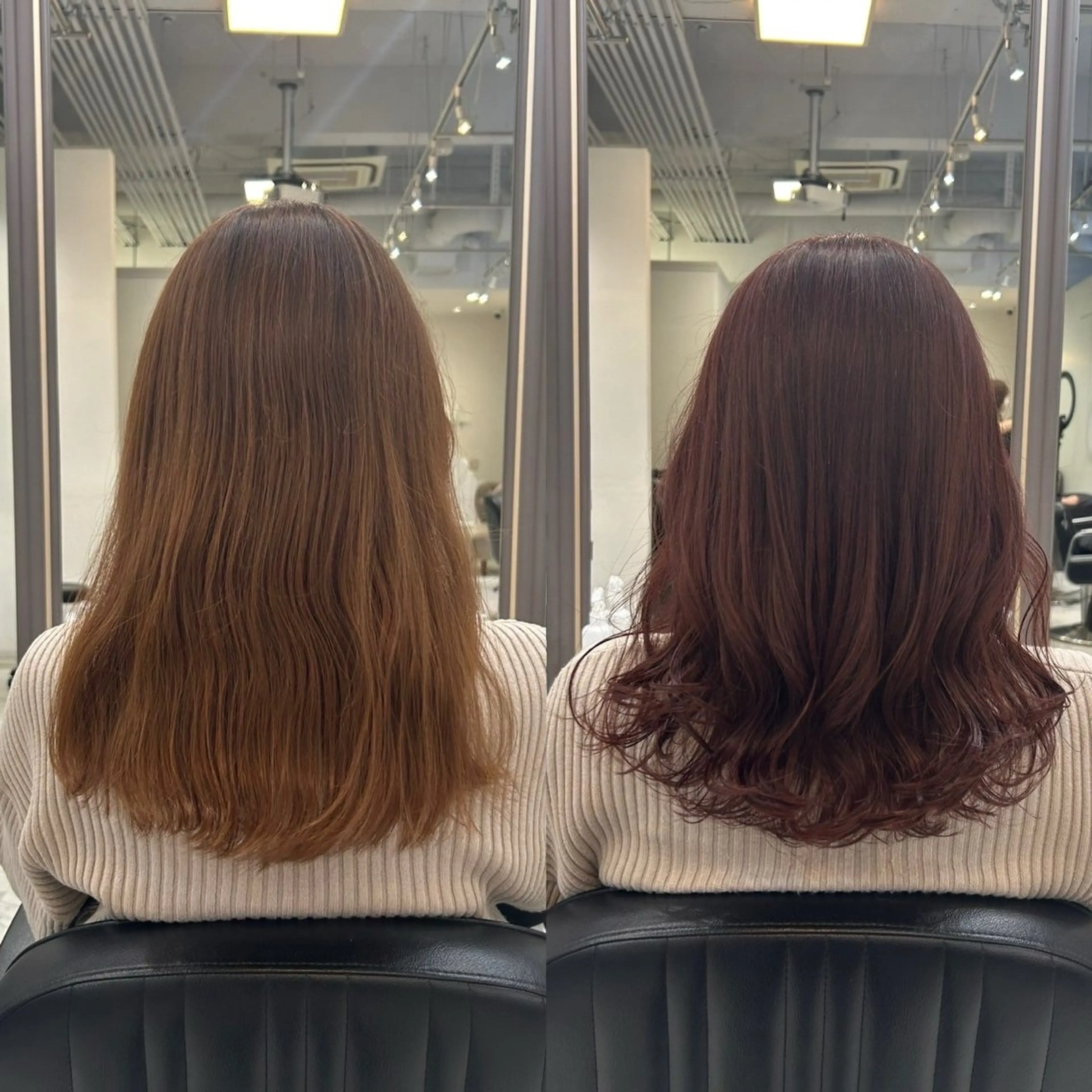 セミロング カラー ナツキ/ 表参道のヘアスタイル