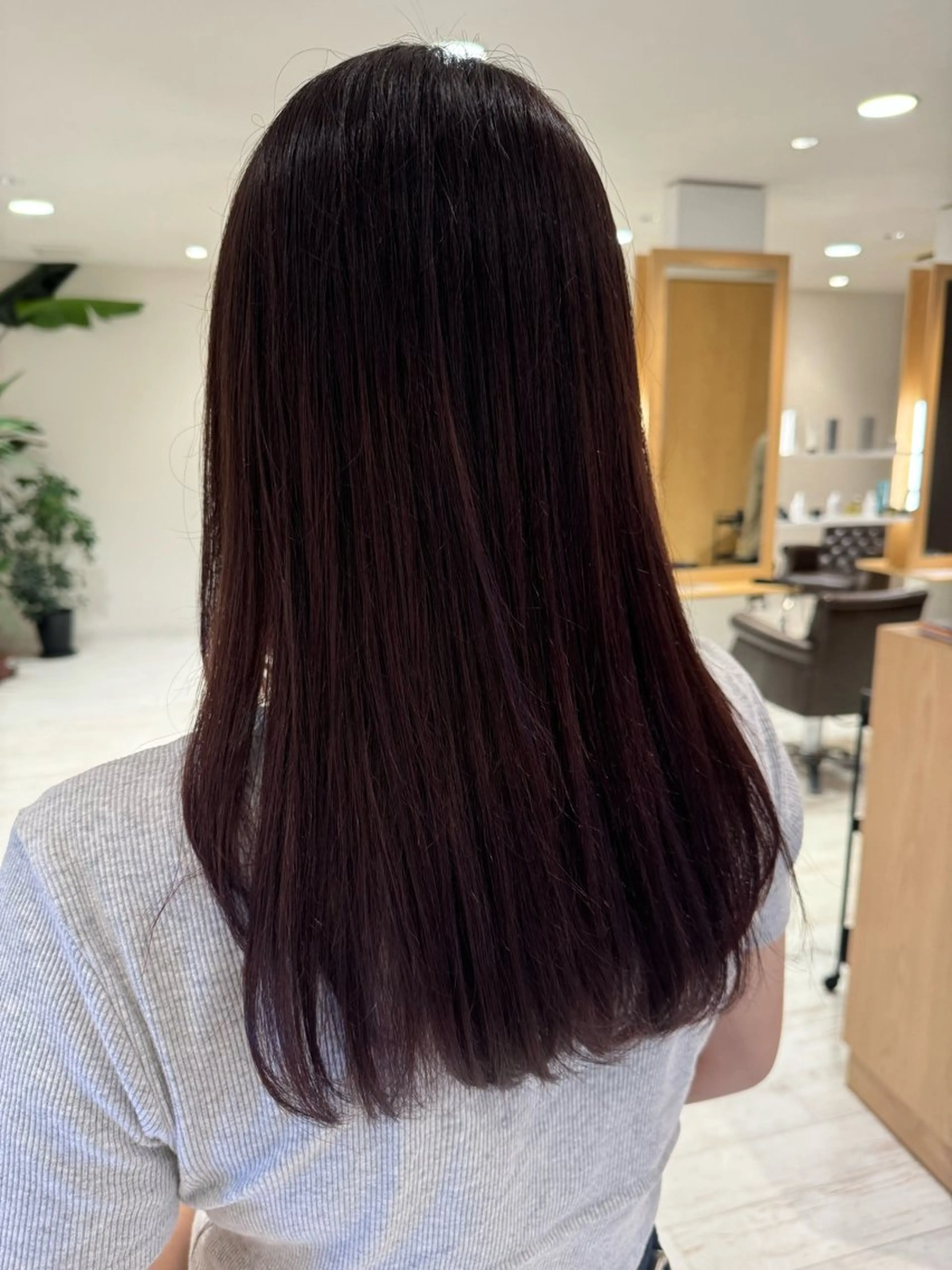 ロング カラー 村田 奈月のヘアスタイル