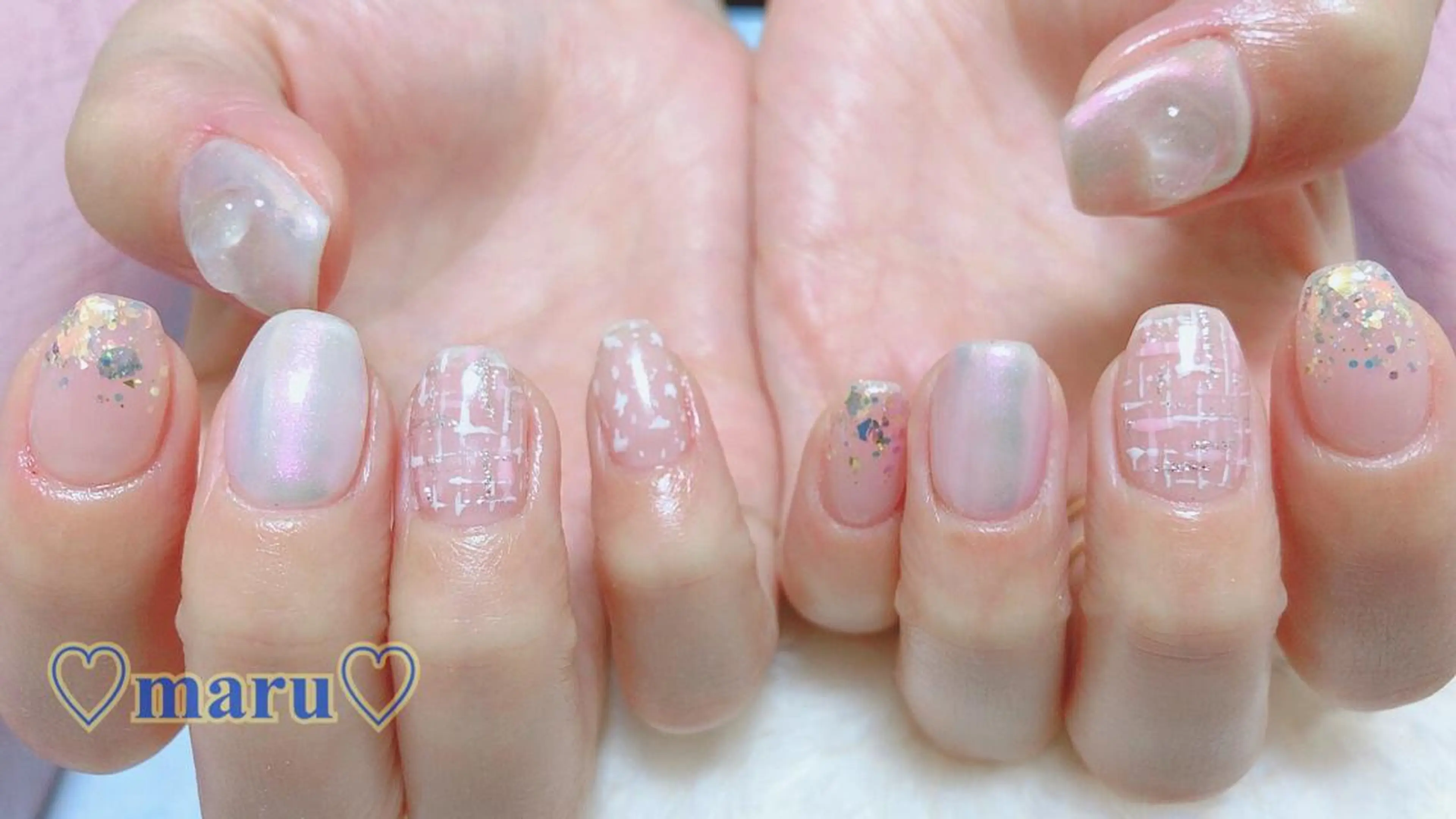 ネイル ハンドネイル フットネイル まるみ ♡のネイルデザイン