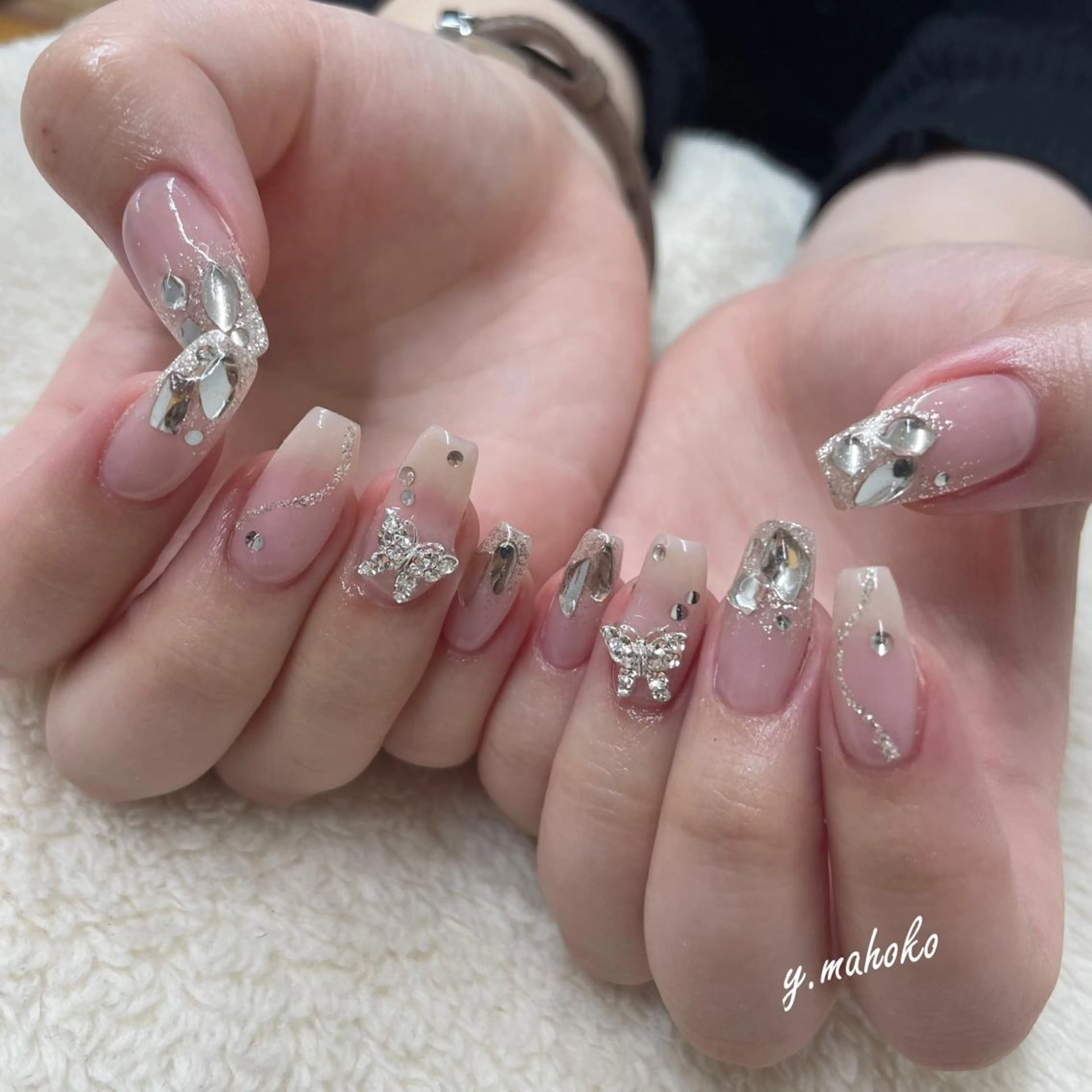 ネイル ハンドネイル She nail studio 原宿所属・パラジェル有/ スカルプ/mahoのネイルデザイン