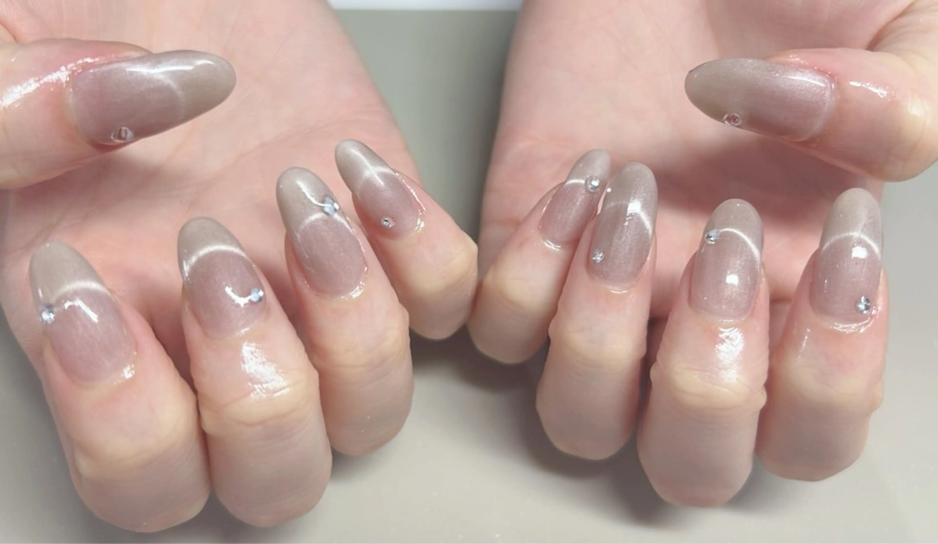 ネイル フレンチネイル マグネットネイル マグネットフレンチ Rairia nail所属・Rairianail 室橋舞のネイルデザイン