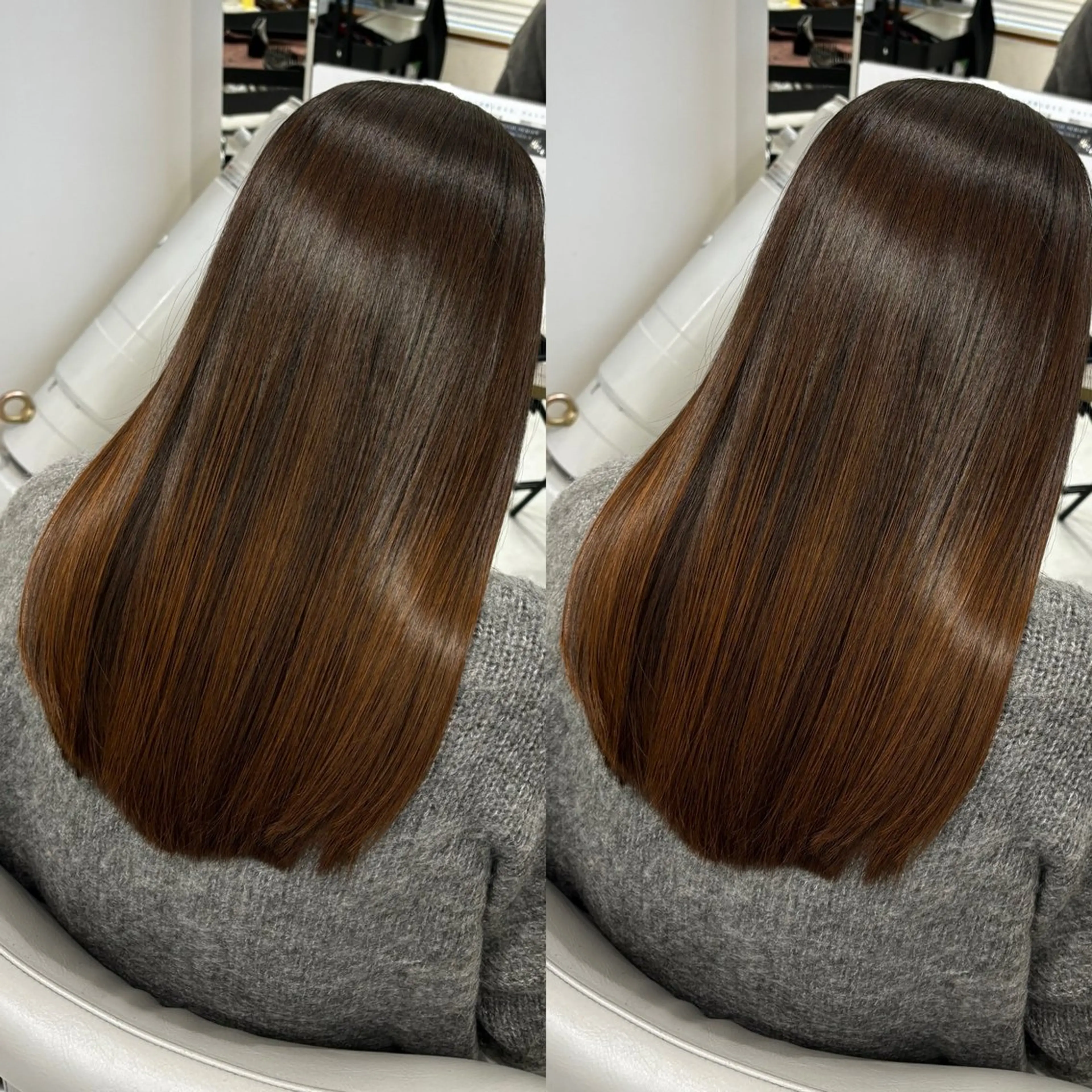 ロング カット ヘアカラー 縮毛矯正 トリートメント 新宿No.1艶髪矯正 美艶カラー/FUKAのヘアスタイル