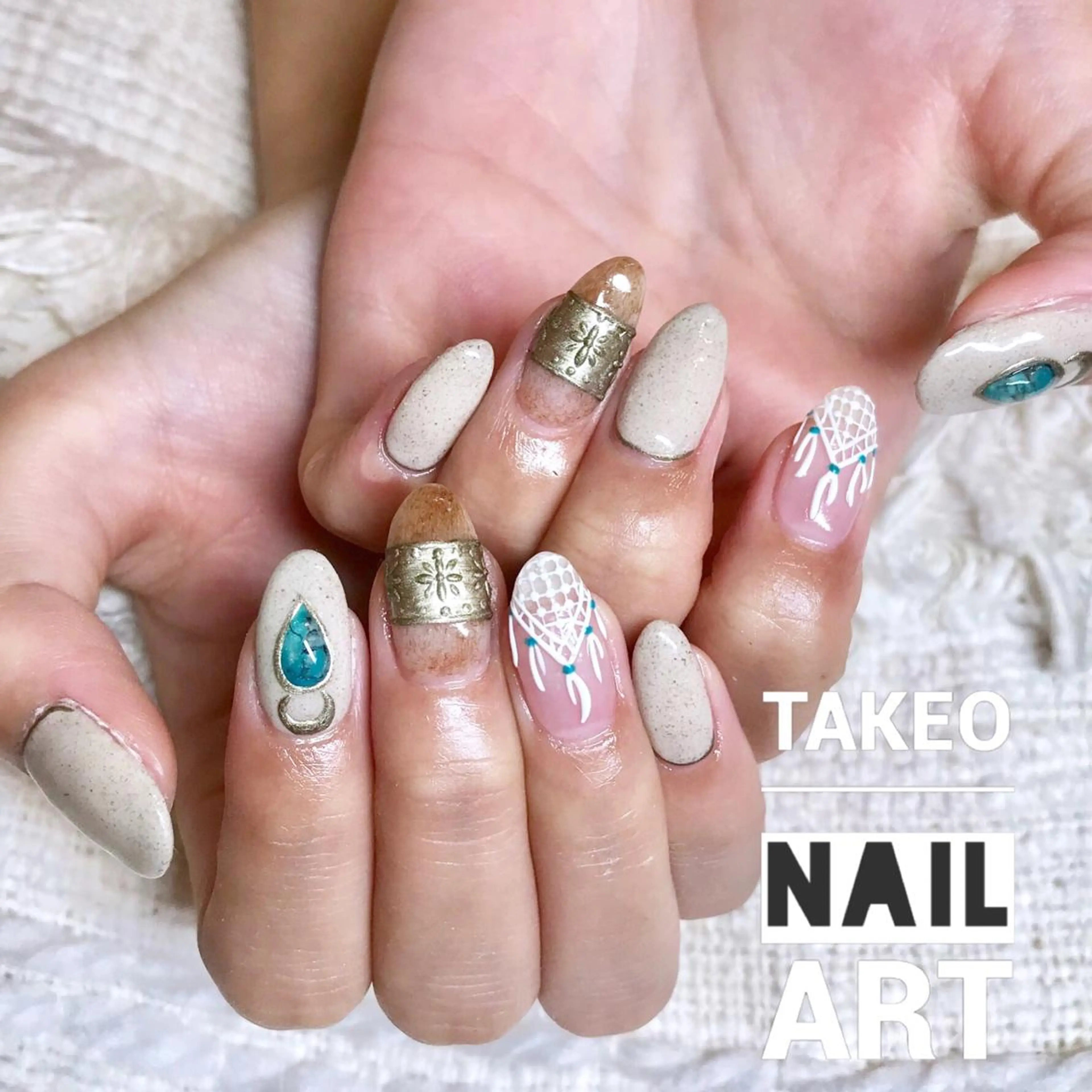 ミディアム ネイル nail&eye Aoのマツエク・マツパデザイン