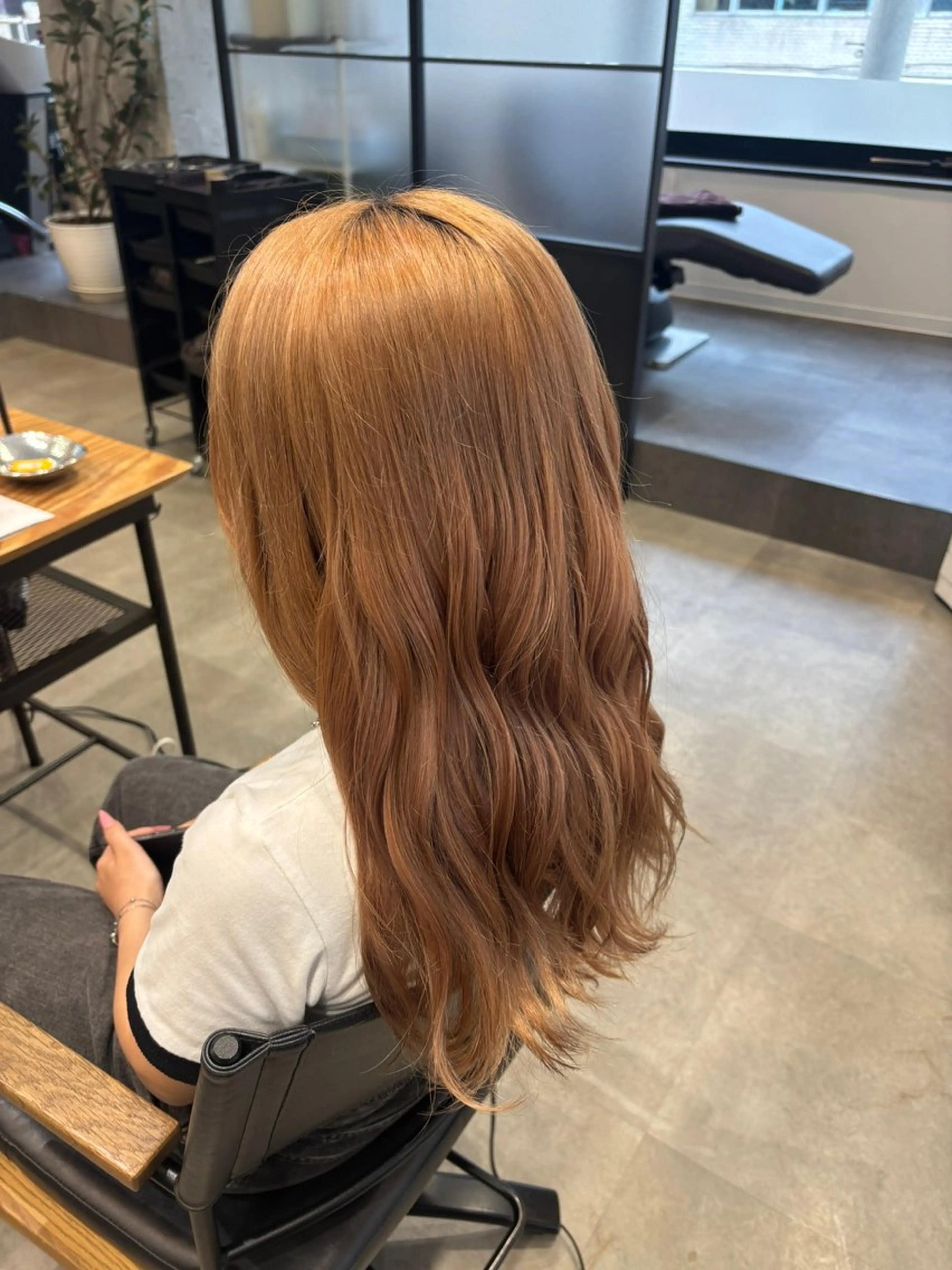 ロング アサノ ハルカのヘアスタイル