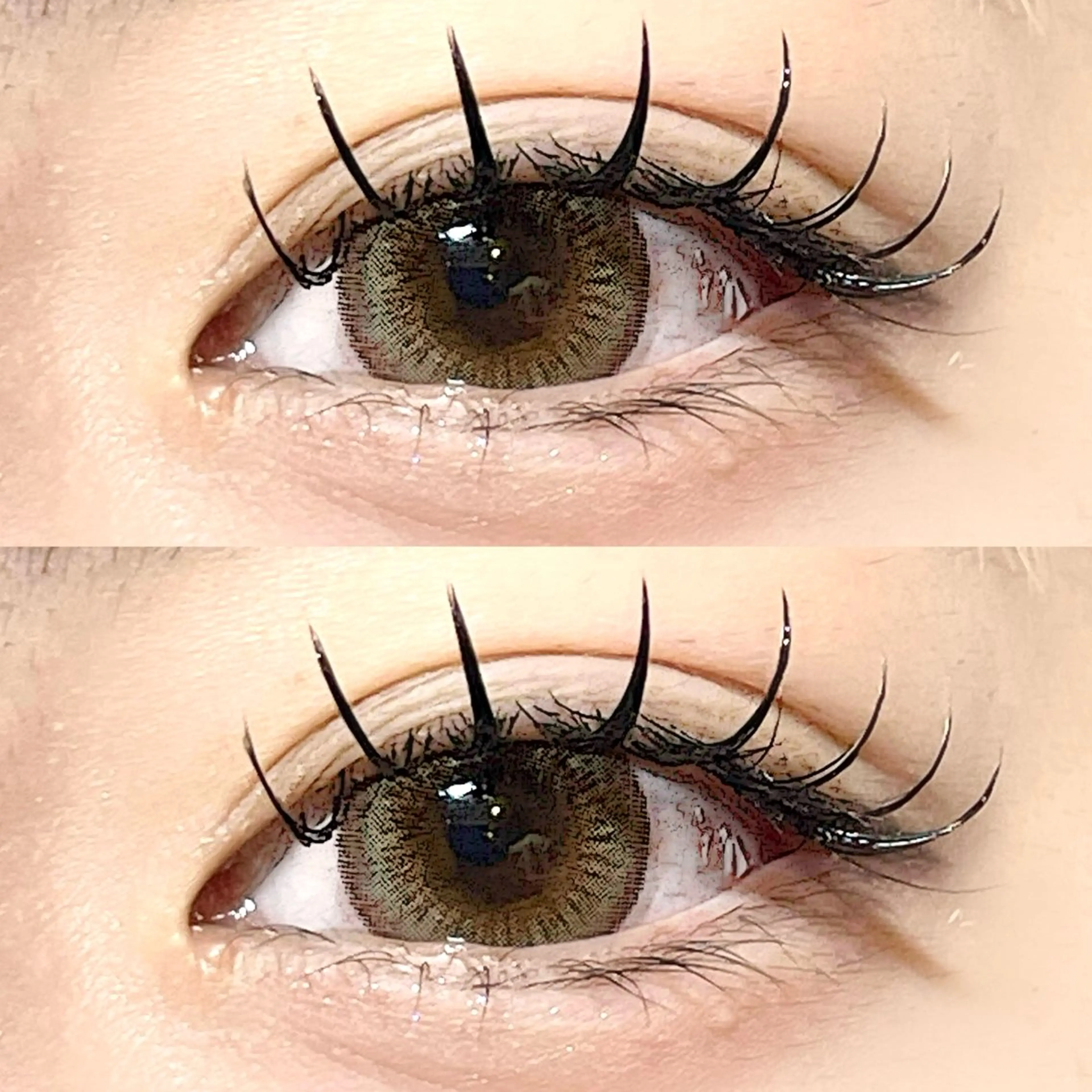 マツエク・マツパ 束感まつ毛 フラットラッシュ NANA Milano所属・yuuka Fのマツエク・マツパデザイン