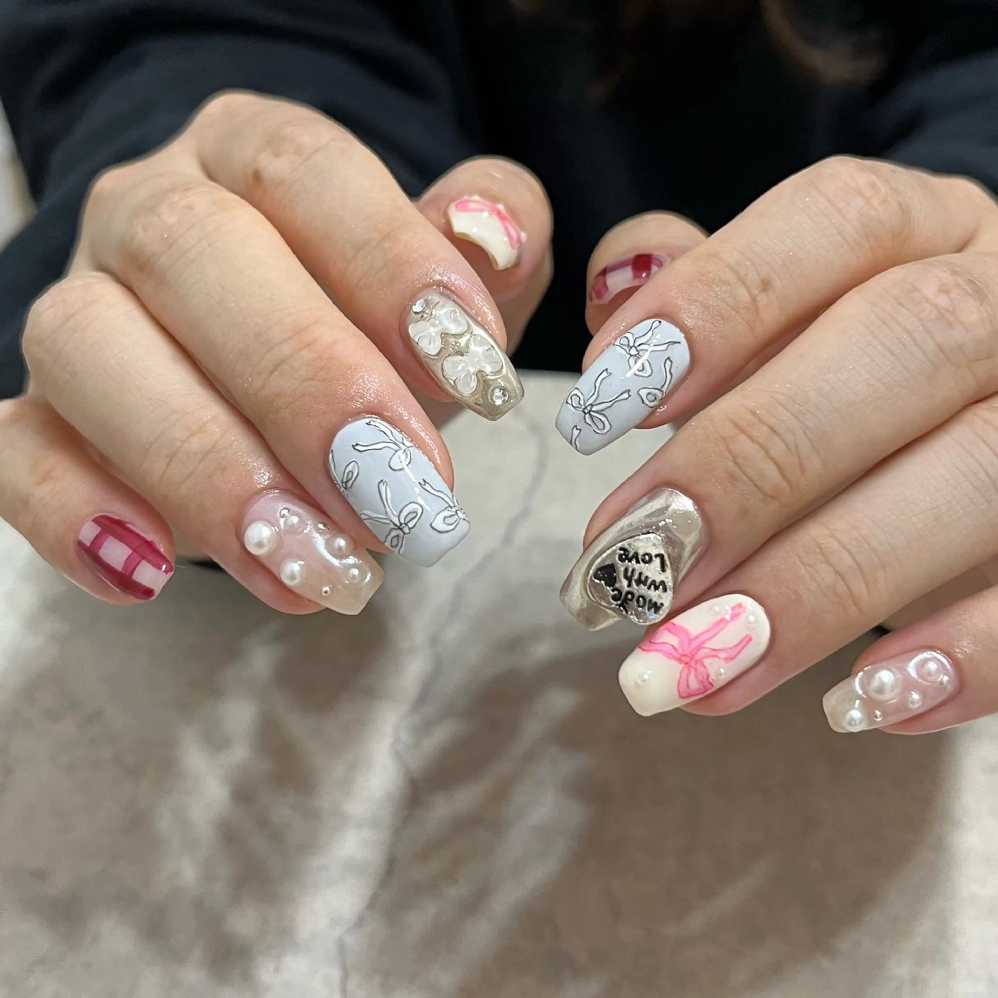 ネイル グリーン ハンドネイル nail salon O (en)所属・vegh. nail／阿波座のネイルデザイン