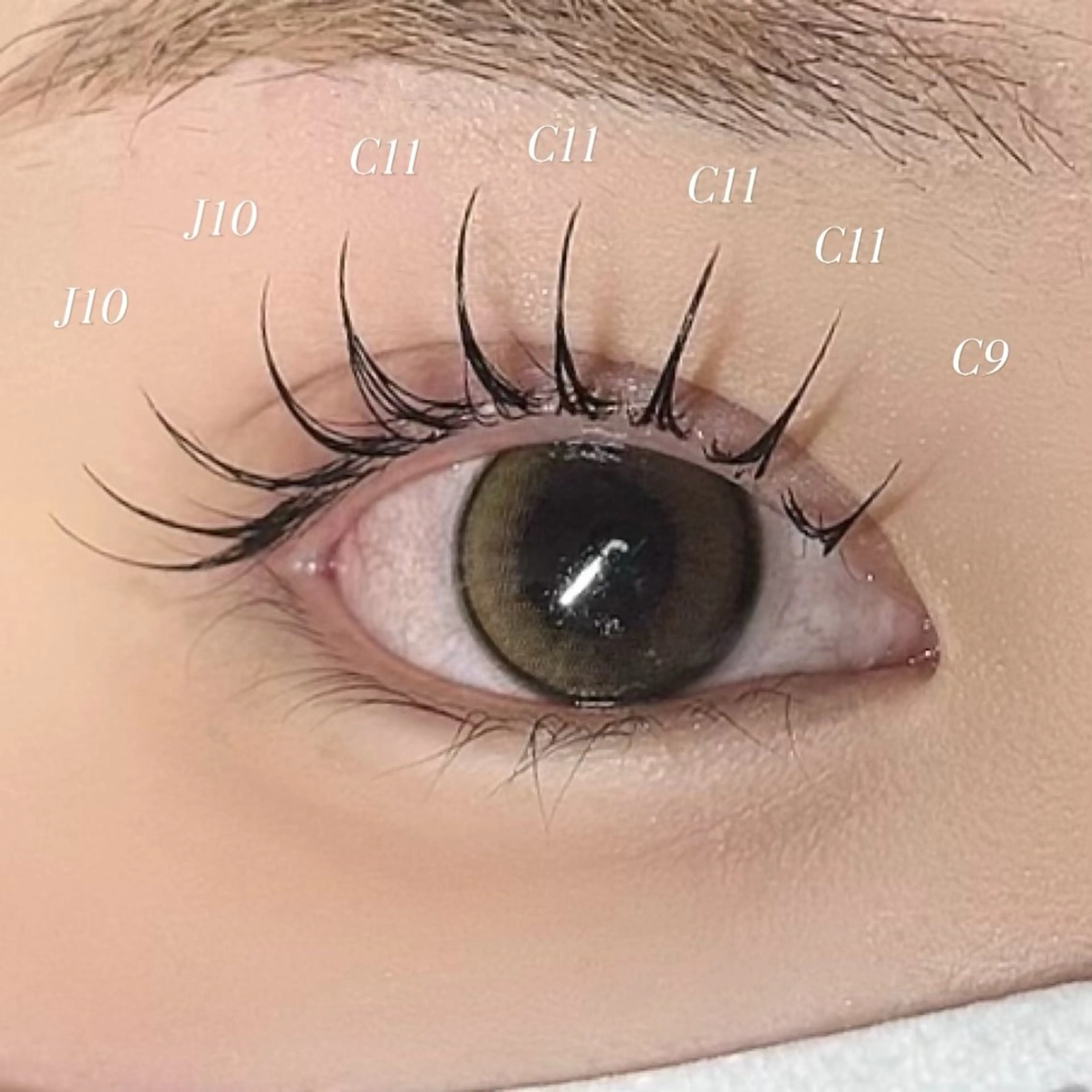 マツエク・マツパ マツエク 🩰yuri🩰 似合わせ/束感のマツエク・マツパデザイン