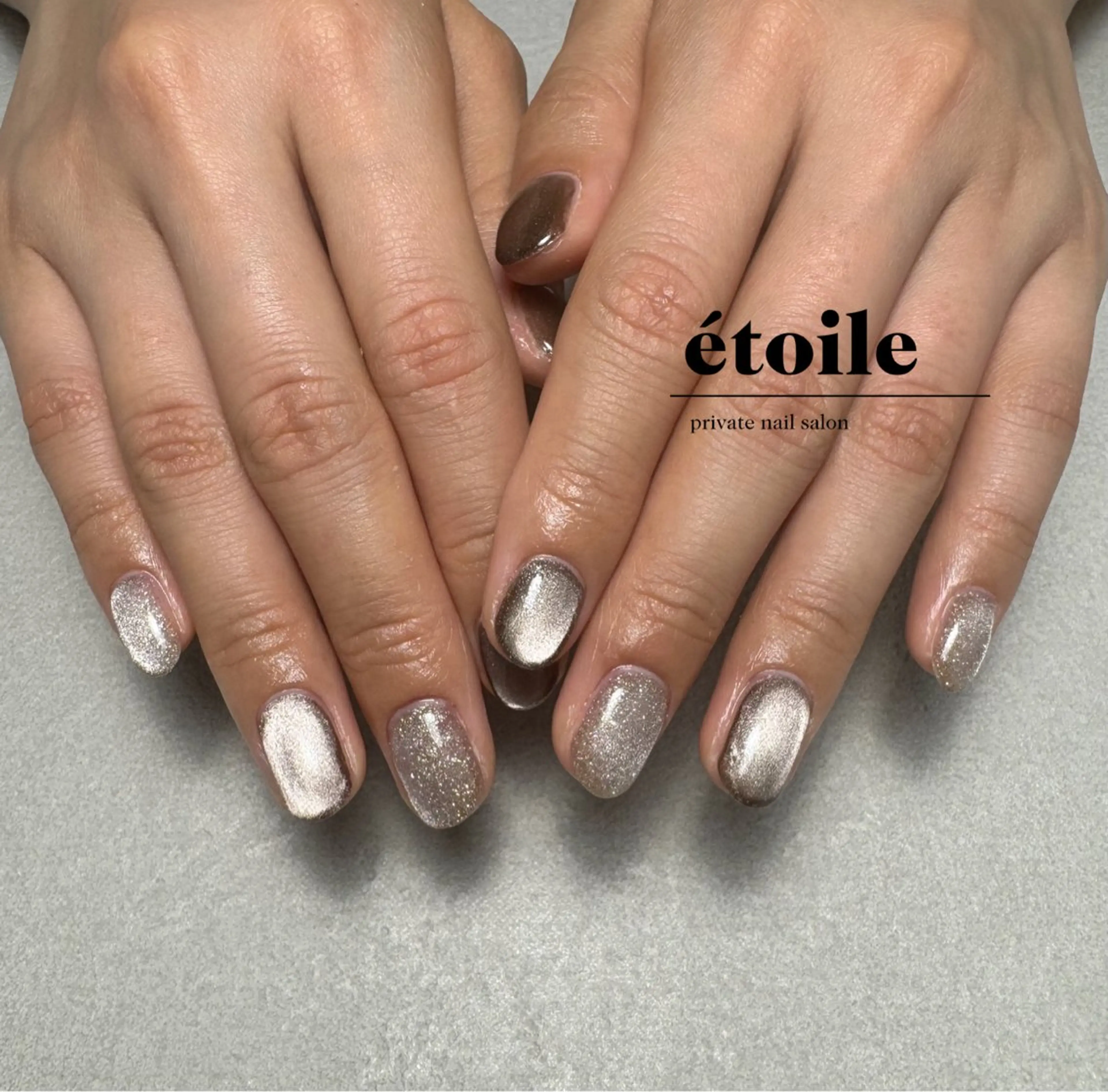 ネイル マグネットネイル マグネットワンカラー ワンカラーネイル étoile ｜ayaのネイルデザイン