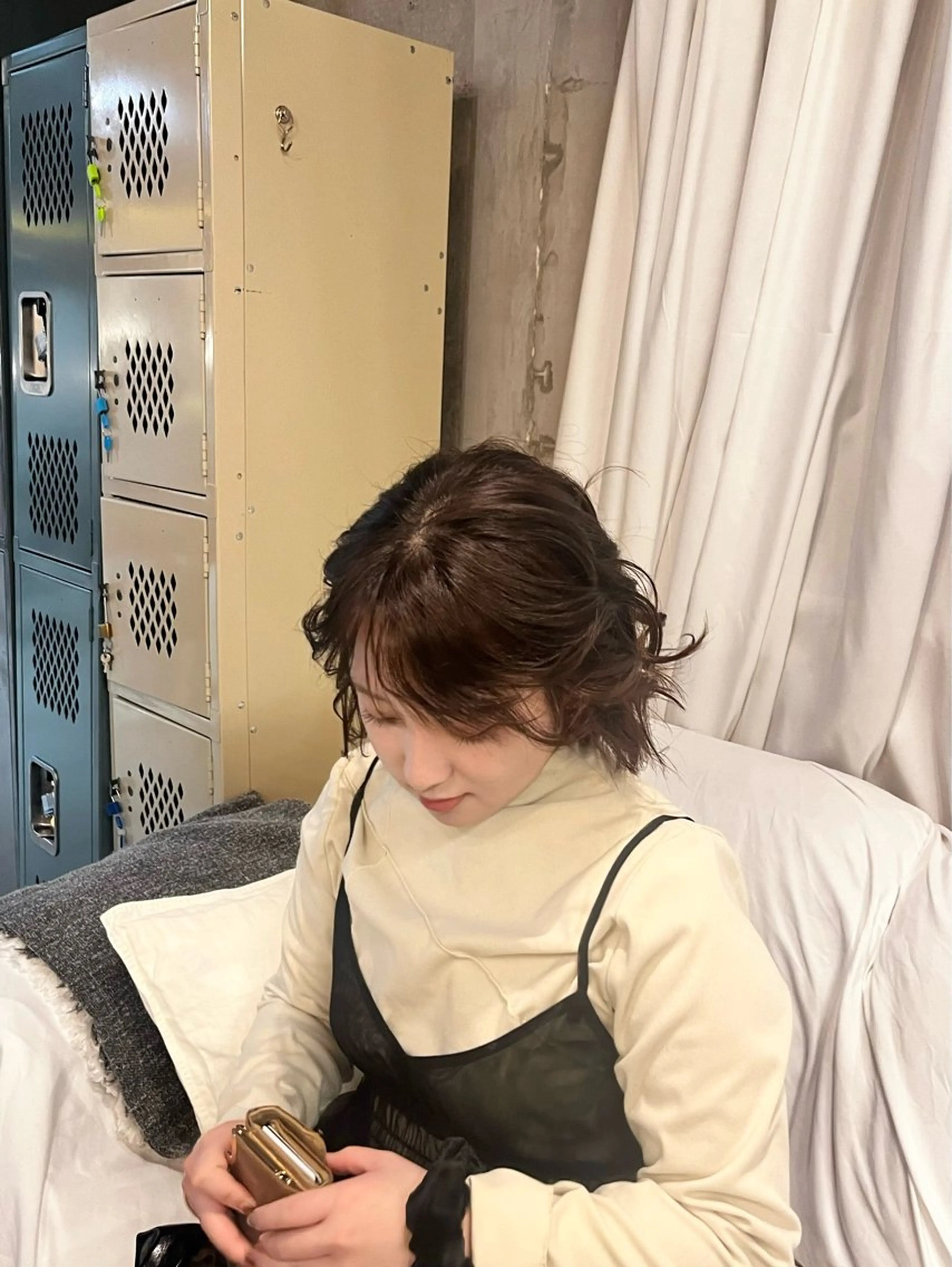 ショート カラー ブラウンカラー 透明感カラー パープルカラー パープルブラウン 🍎艶髪/学芸大学 /ヨーコのヘアスタイル