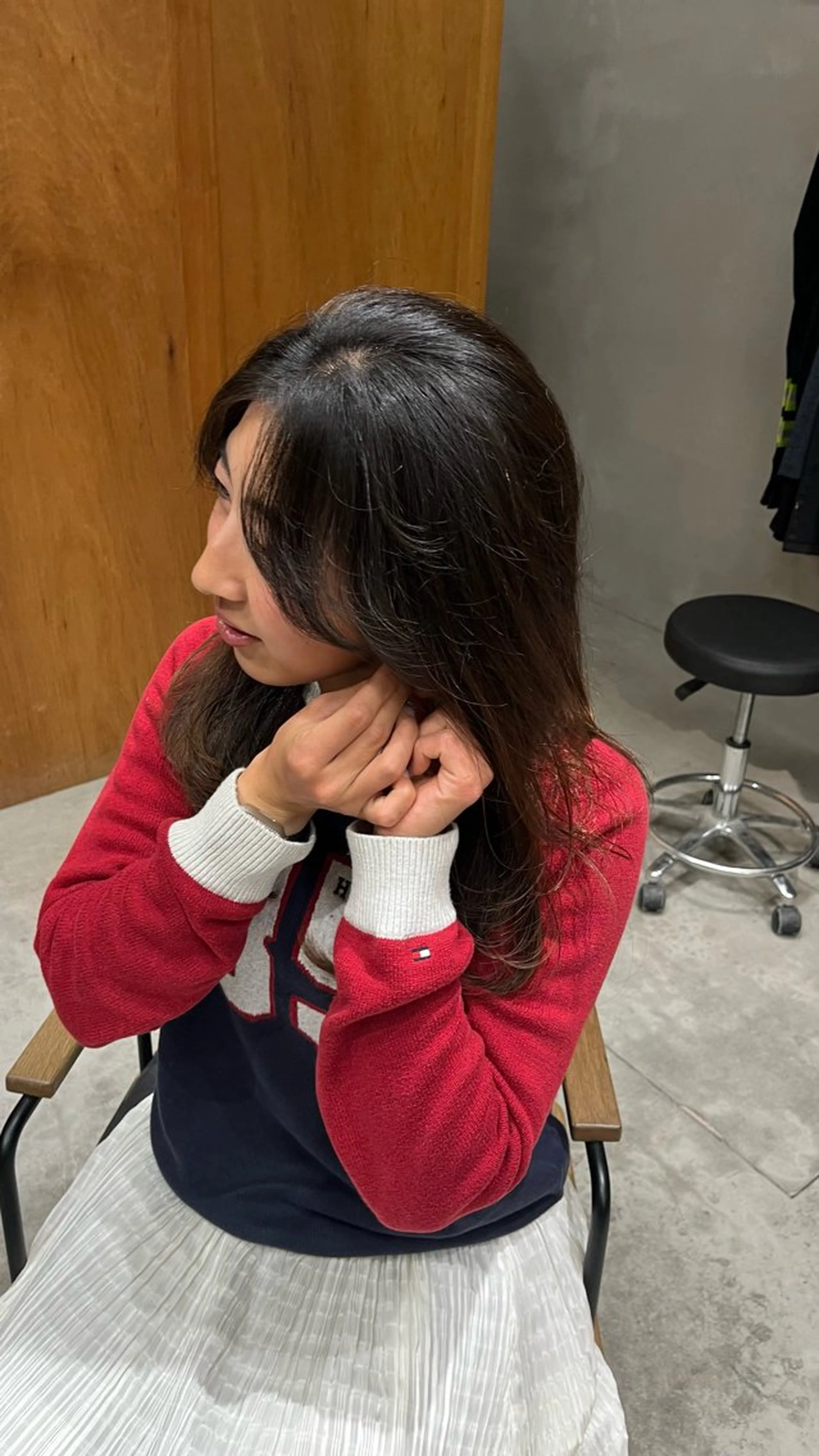 セミロング rukia : カットモデル様大募集のヘアスタイル