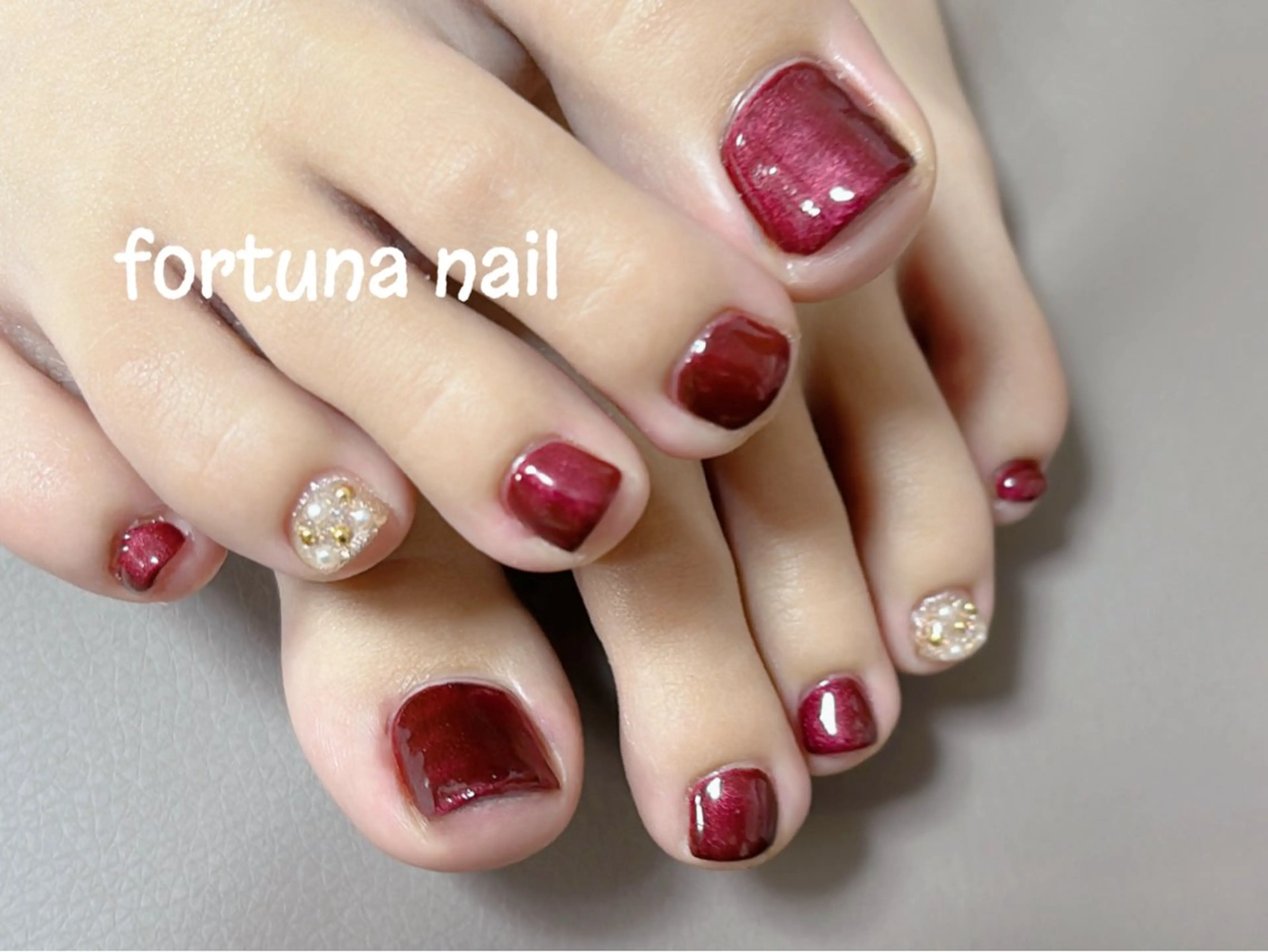 ネイル フットネイル Nail •Head スパFortunaのネイルデザイン
