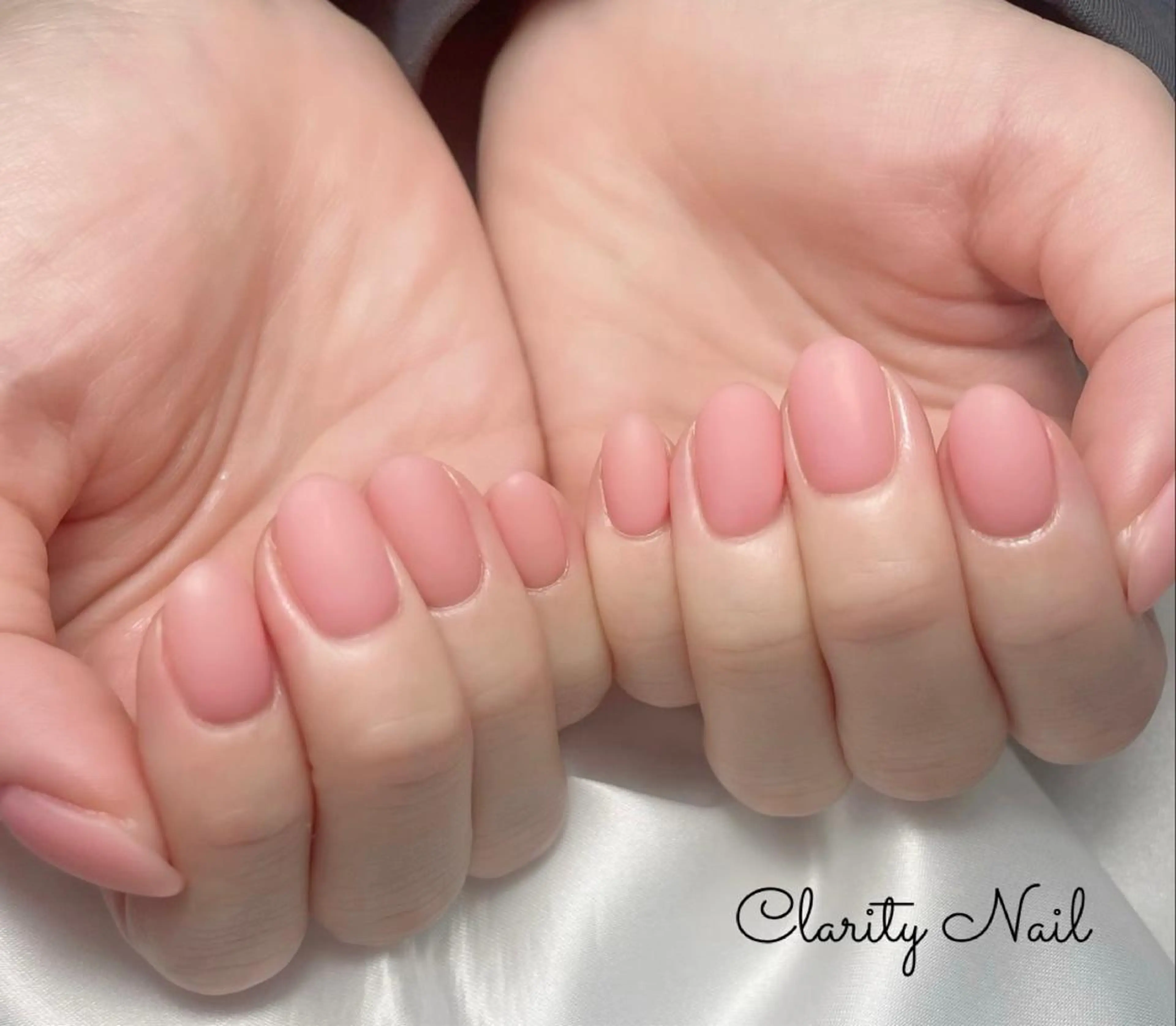 ネイル マットネイル ワンカラーネイル ハンドネイル Clarity Nailのネイルデザイン