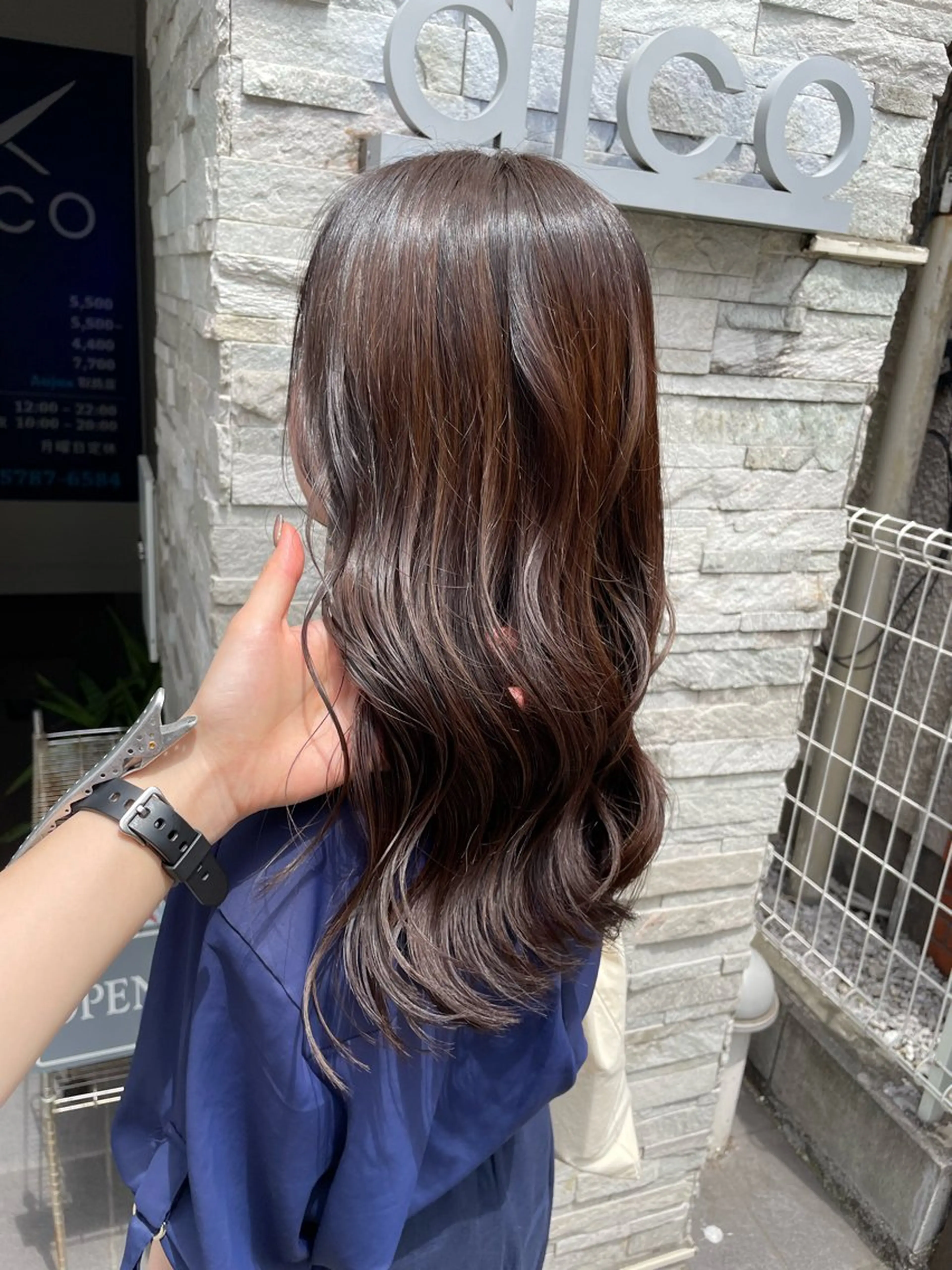 ロング カラー ベージュカラー ブラウンカラー ハイライトカラー ハイライト 💖KANAMI💖 似合わせヘアスタイルのヘアスタイル