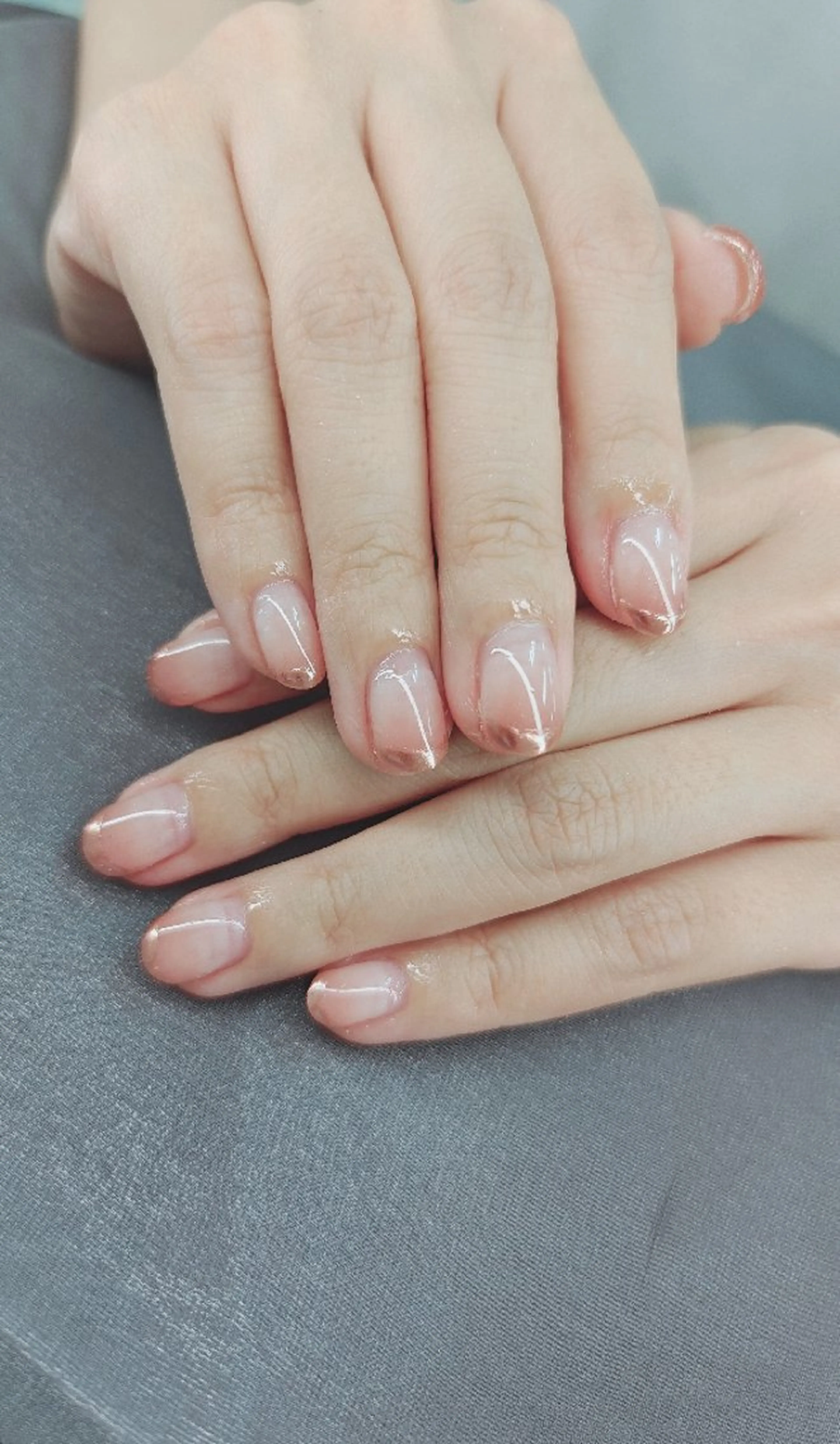 ネイル べっ甲ネイル チークネイル フレンチネイル 韓国ネイル ニュアンスネイル ハンドネイル ♡Sherry  Nail♡のネイルデザイン