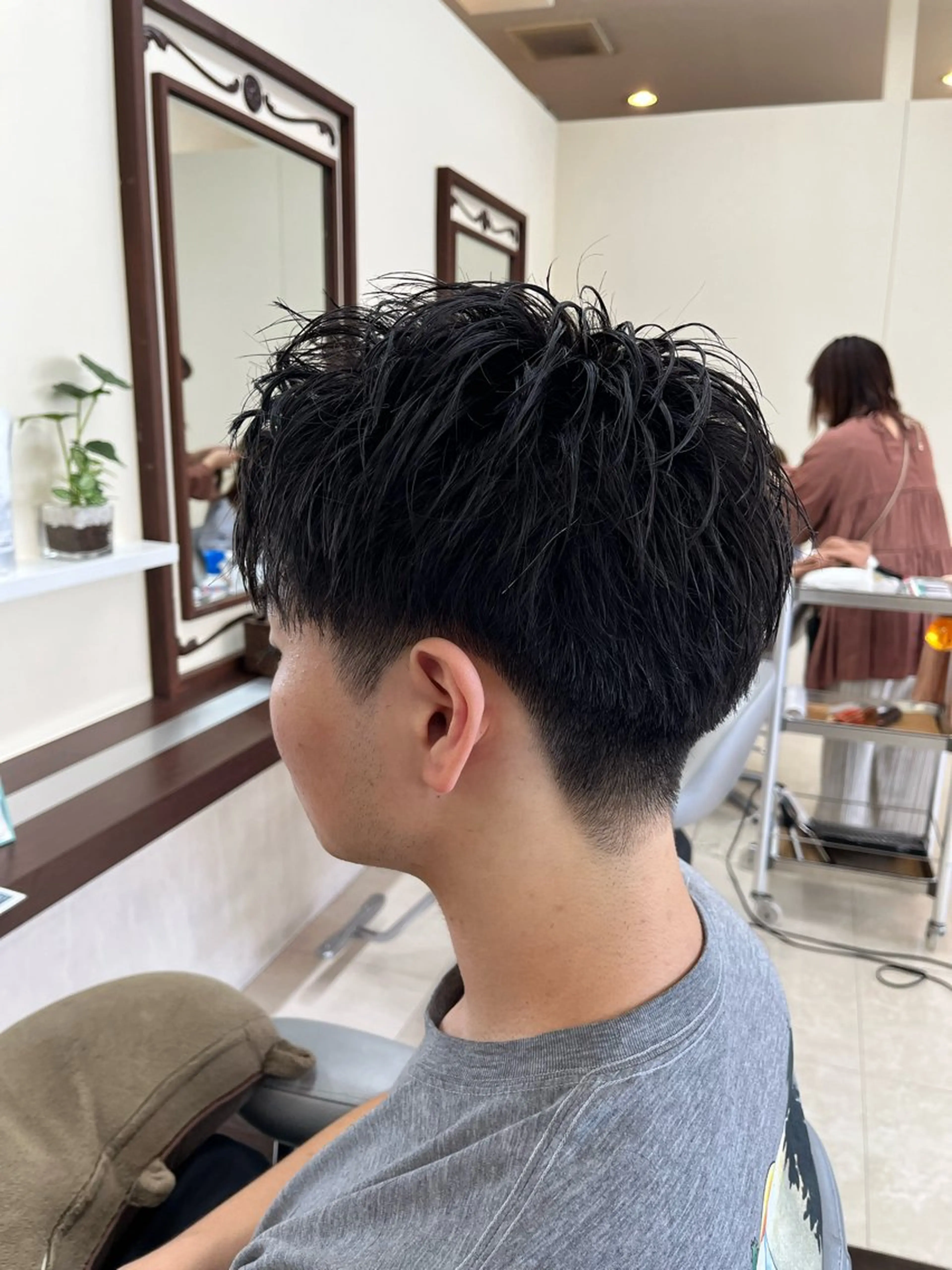 ショート メンズ スパイキーショート ショートヘア AROH  men's cut&men's perm 船橋店所属・🧊メンズ特化🧊 高木航希のヘアスタイル