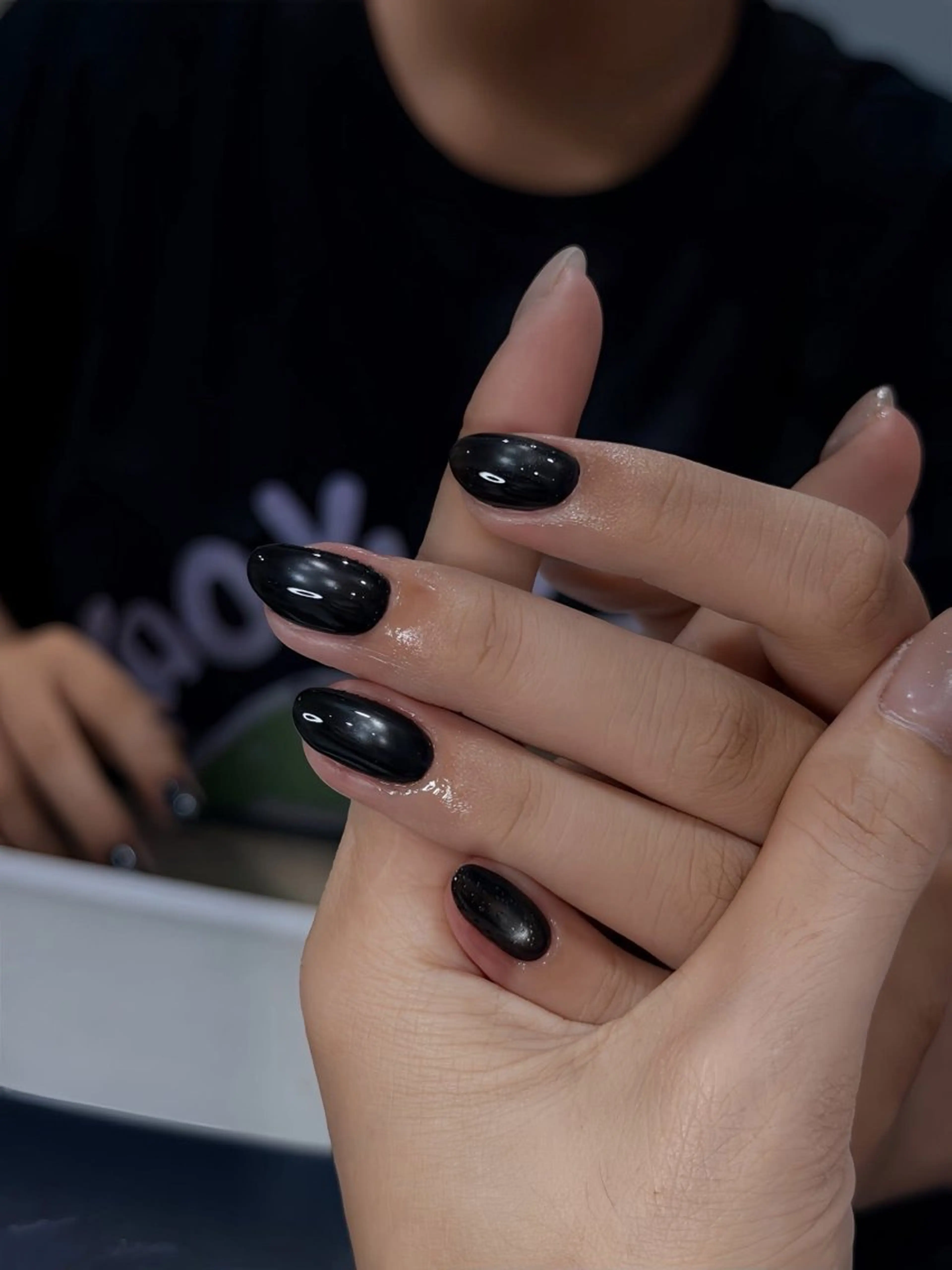 ネイル グラデーション ラメ(グリッター) マグネットネイル ミラーネイル ニュアンスネイル ハンドネイル Lumi de nails所属・Lumi de nailsのネイルデザイン