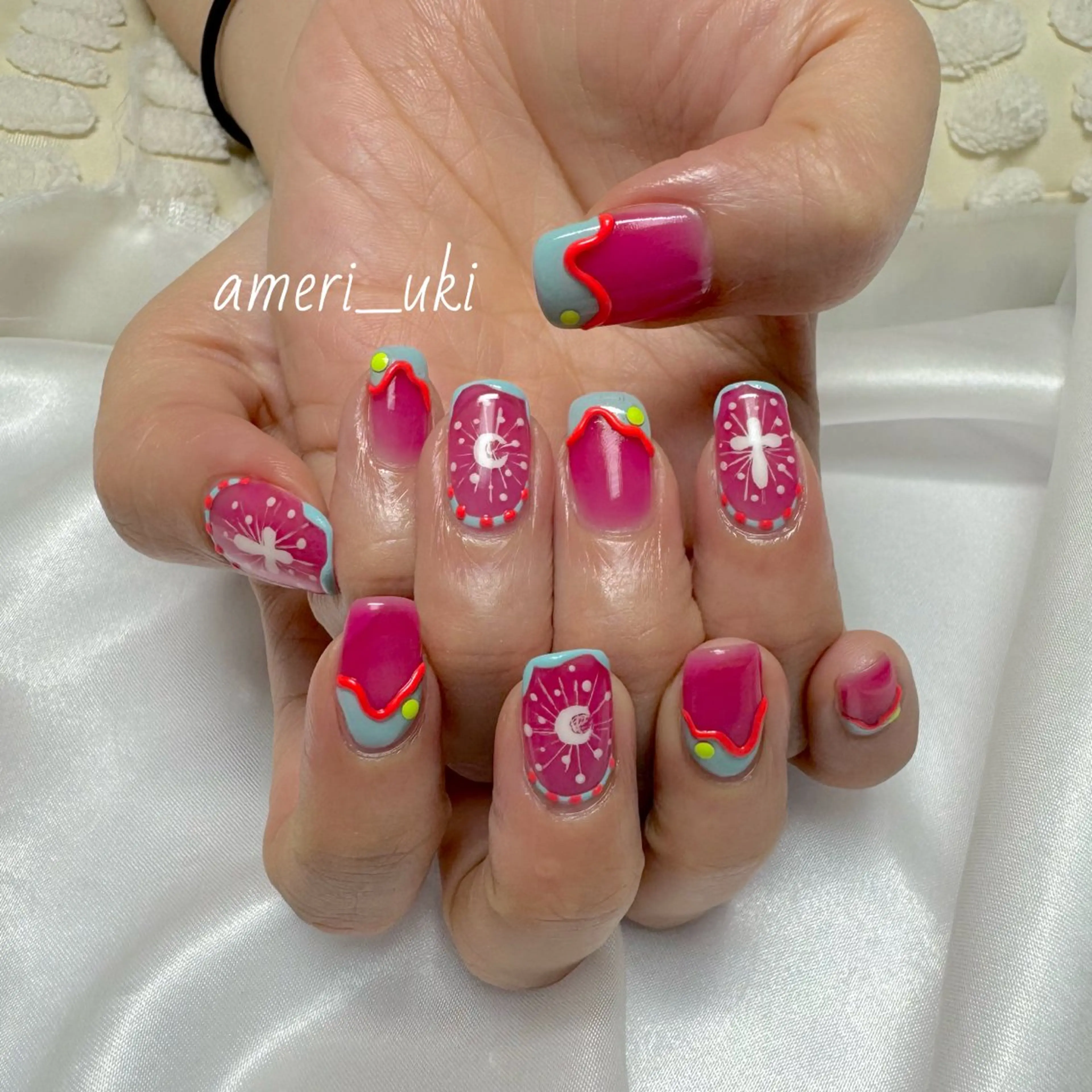 ネイル ハンドネイル Ameri nail /UKIのネイルデザイン