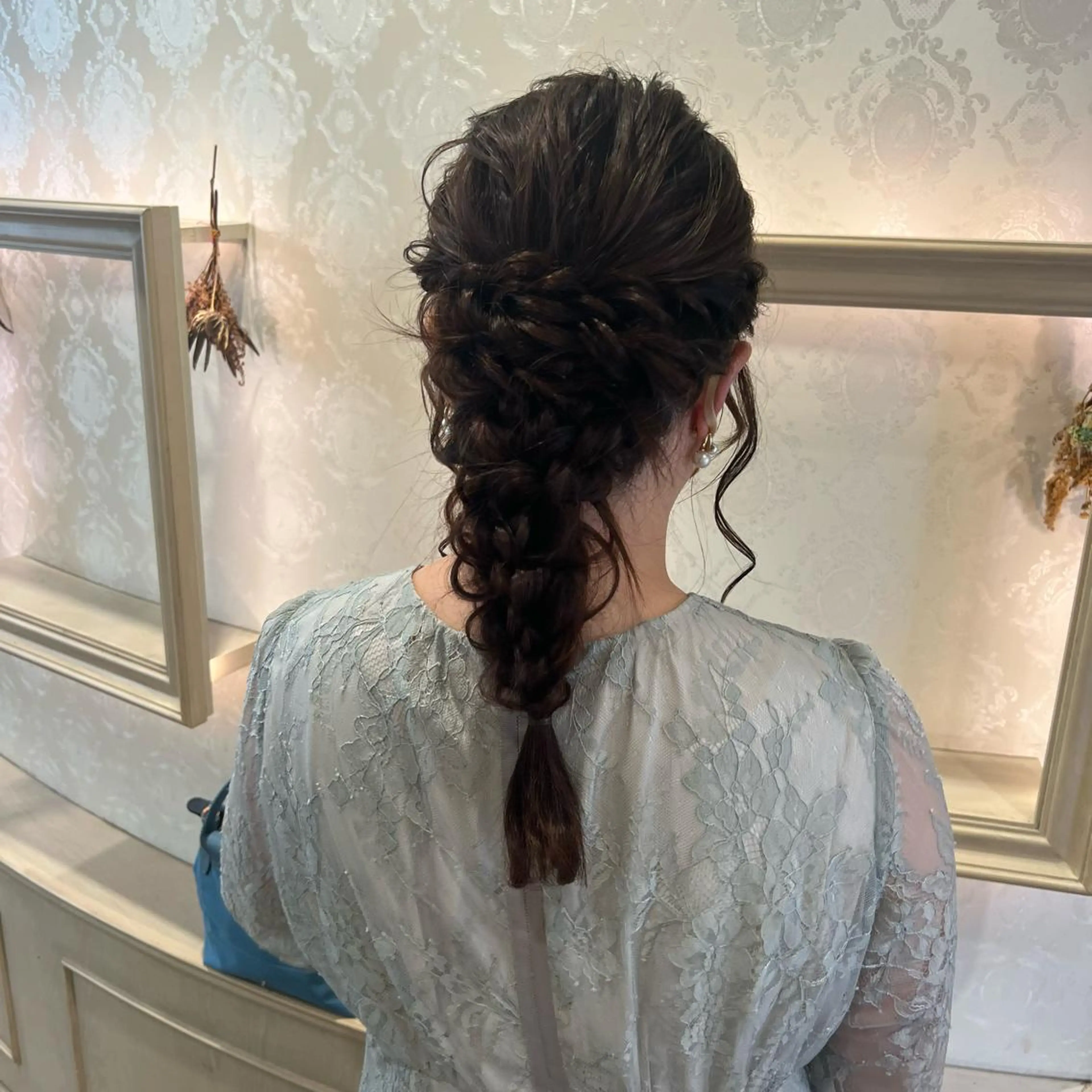 ヘアアレンジ ヘアセット SALOWIN川崎WEST店所属・🌷川崎/アレンジ/ 暖色ボブ/コトネ🌷のヘアスタイル