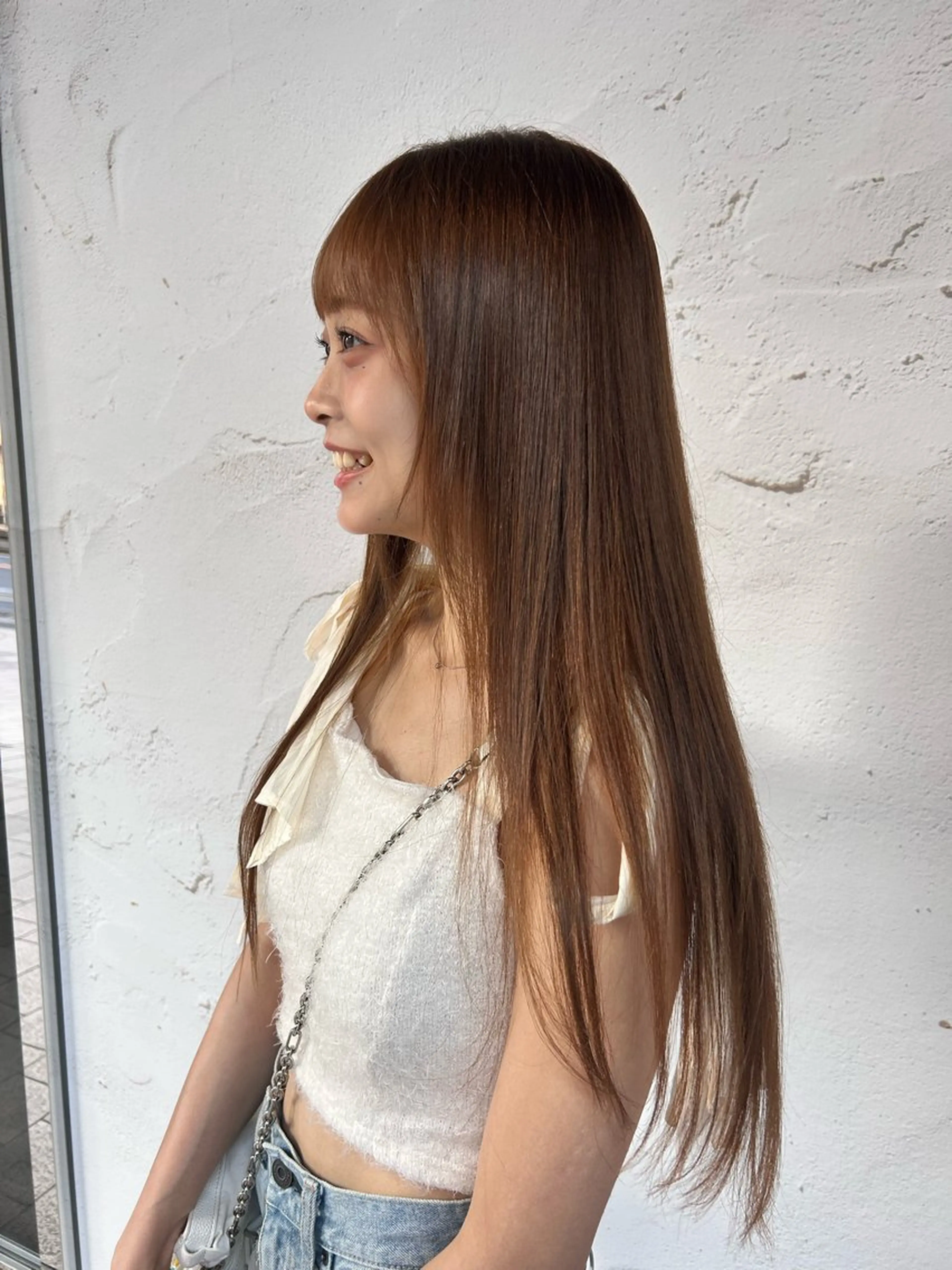 ロング MEGUMI ／ママ美容師のヘアスタイル