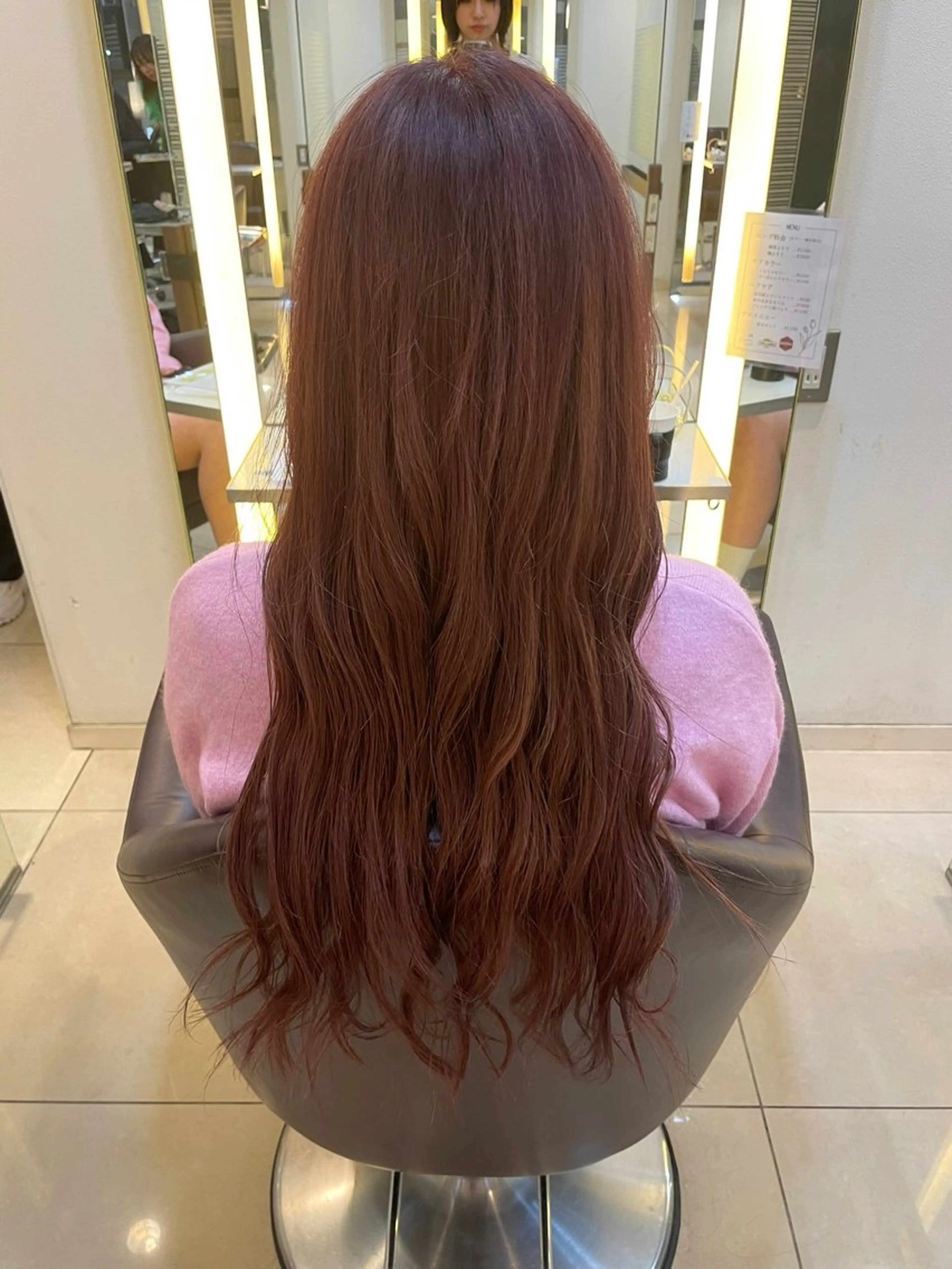 ロング 透明感/ハイトーン ／暖色カラー🍓のヘアスタイル