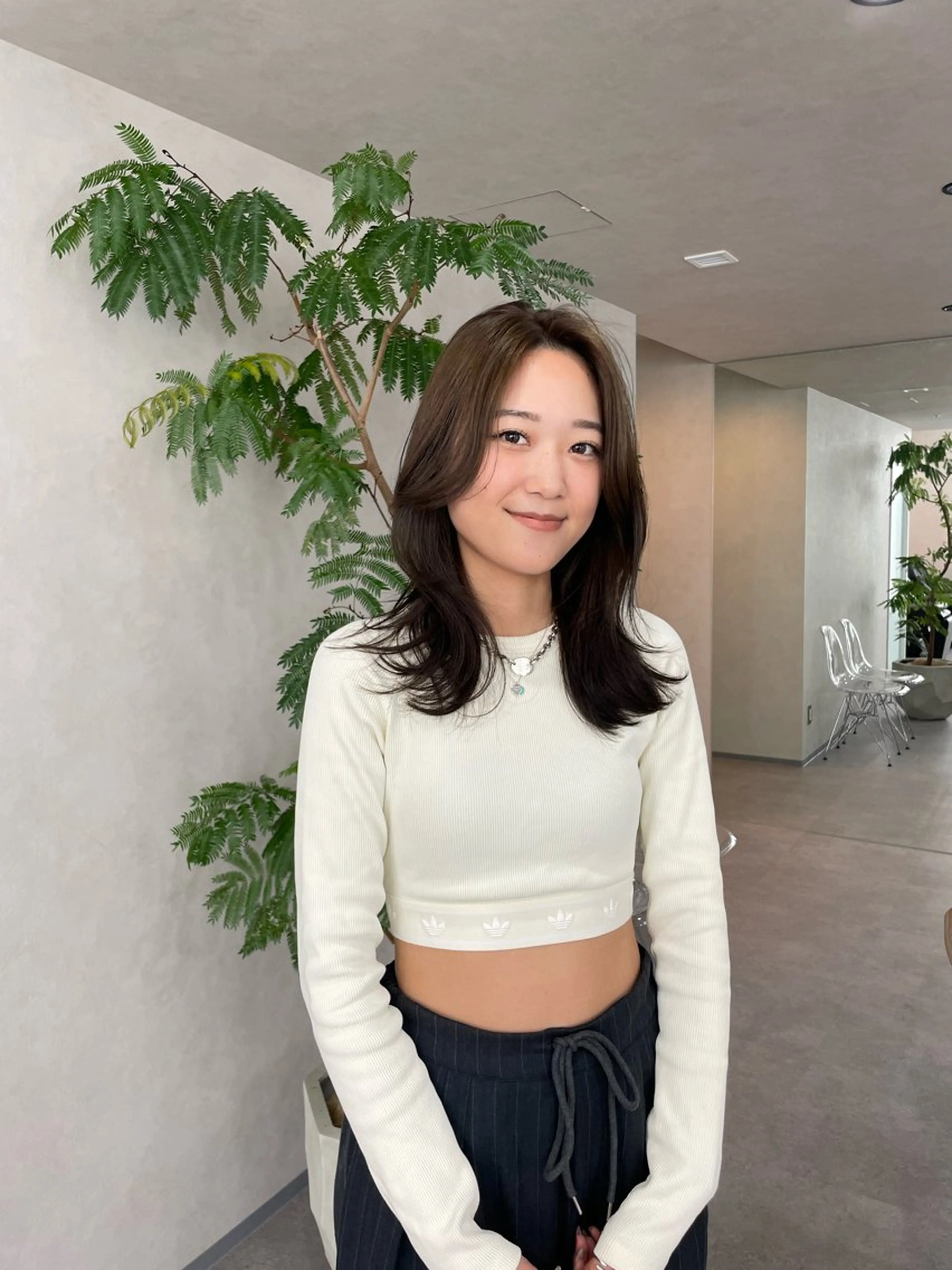 セミロング カラー 🍐透明感カラー🍐 レイヤーカットのヘアスタイル