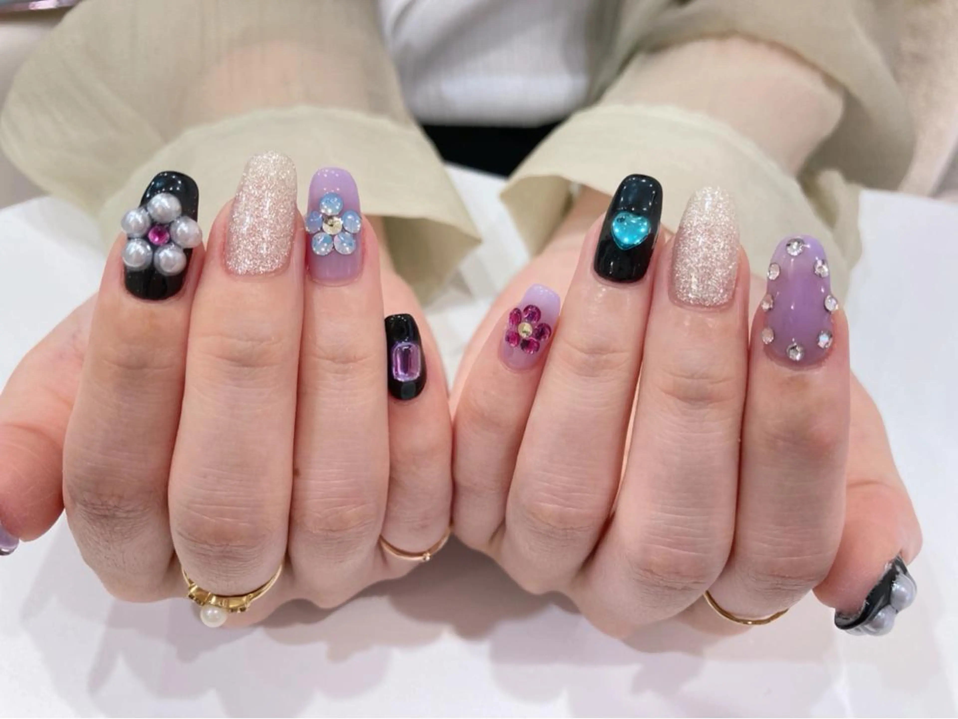 ネイル アートネイル 持ち込み 酒井 美由紀のネイルデザイン