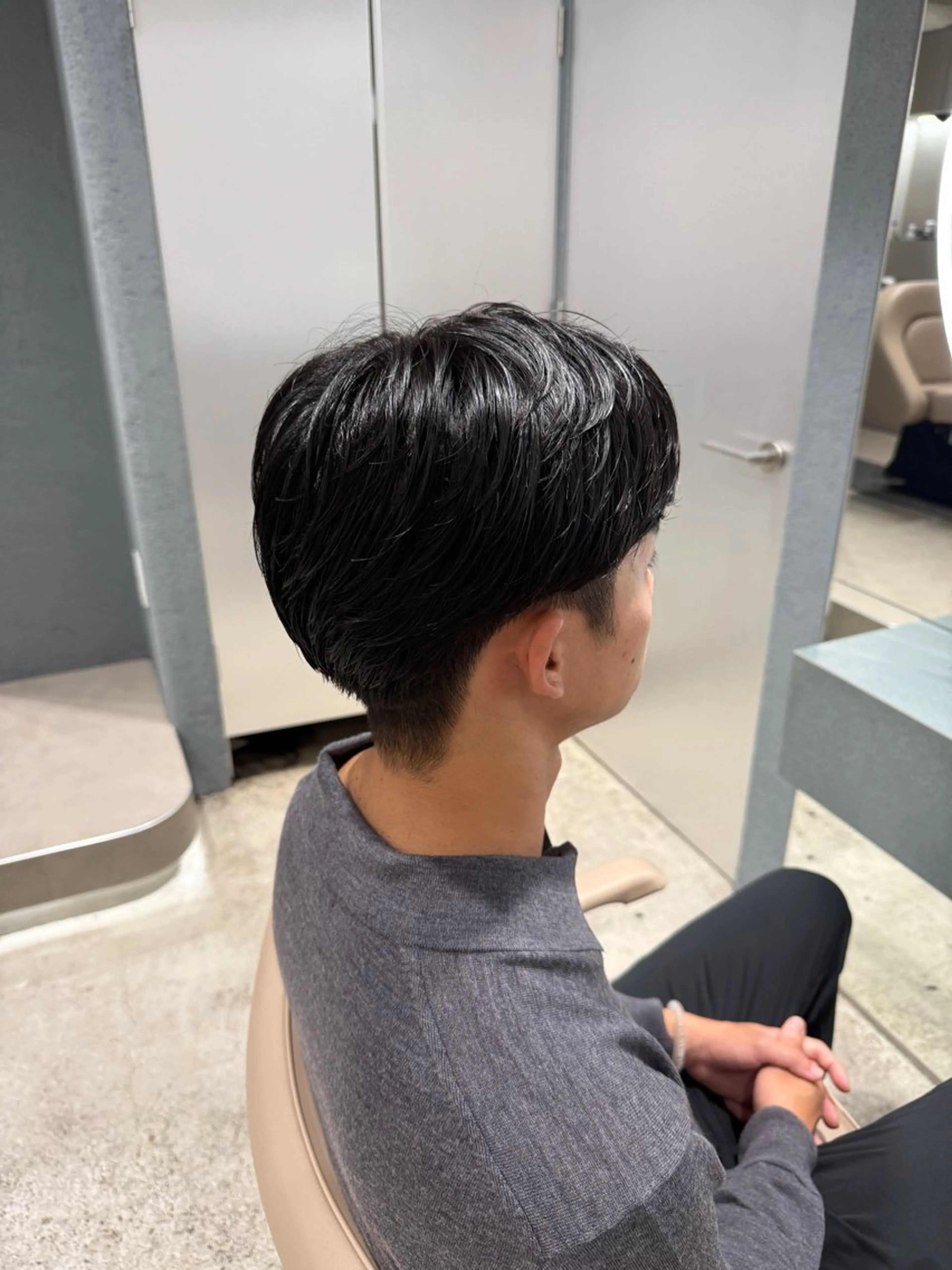 メンズ カット せな立川レディース メンズカットモデルのヘアスタイル