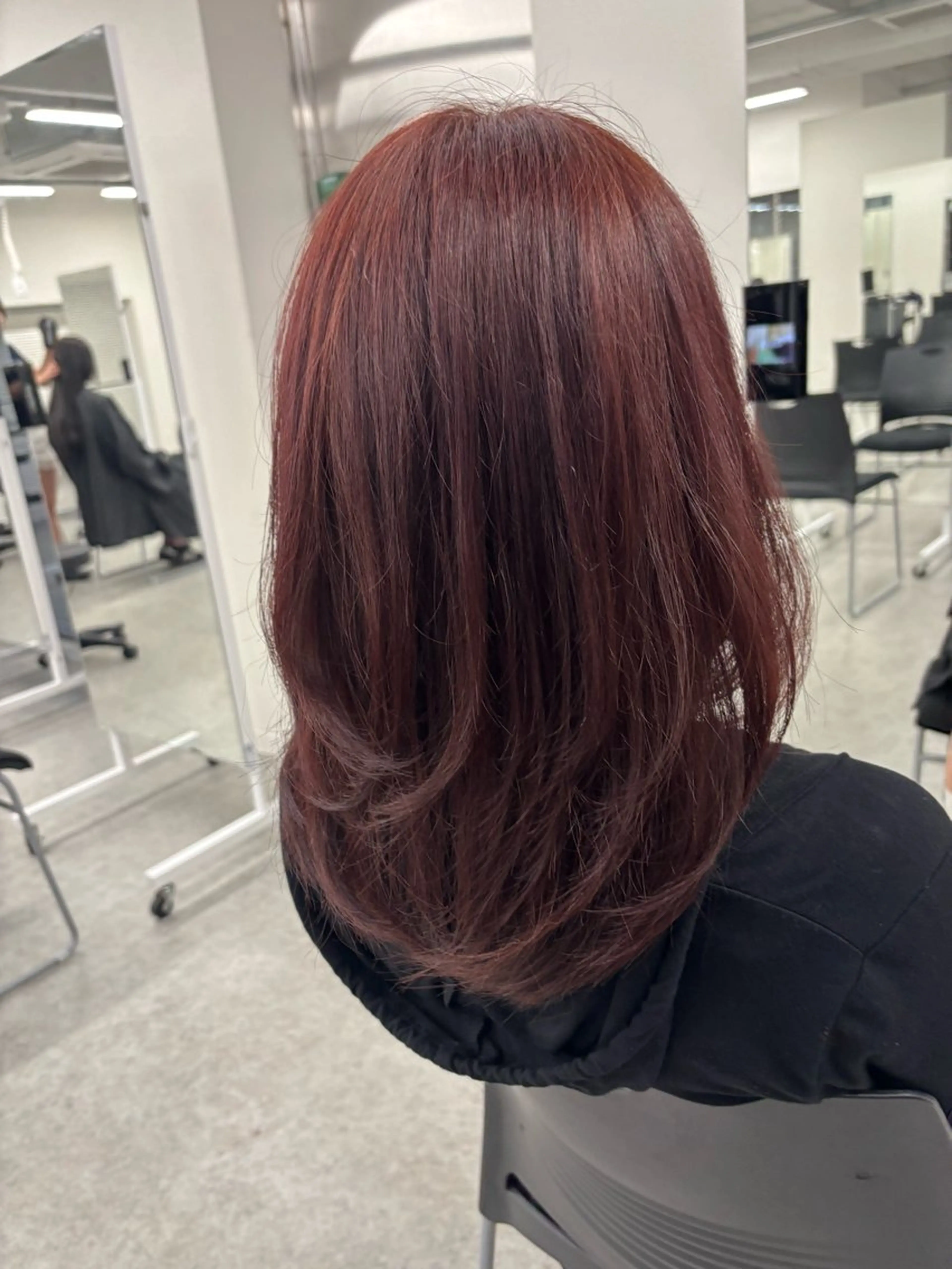 ロング カラー 曲がる縮毛矯正✨️ パーマ🌀 晃哉‎のヘアスタイル