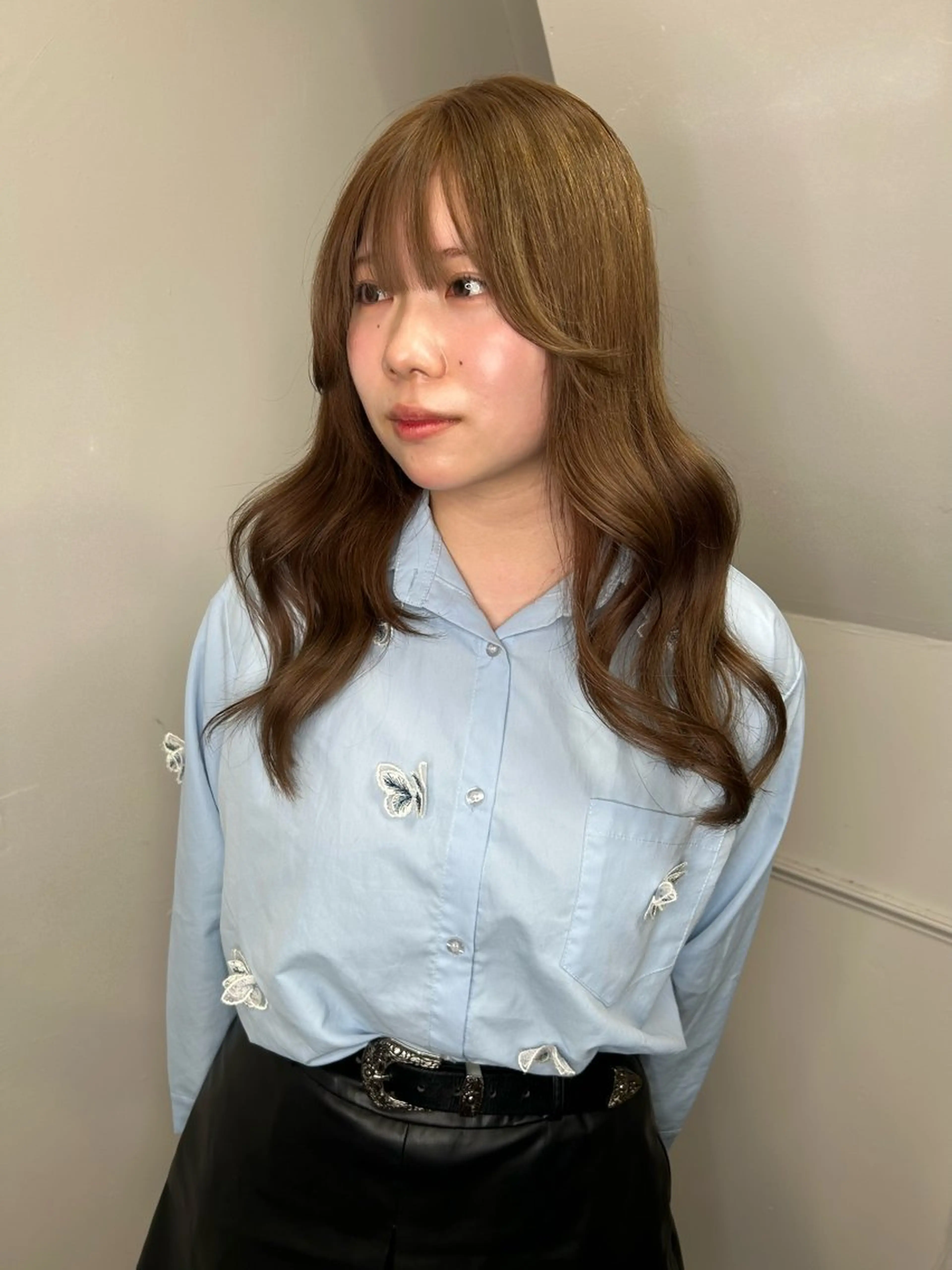 ロング カラー land所属・透明感カラー/レイヤ ー🌙Honokaのヘアスタイル