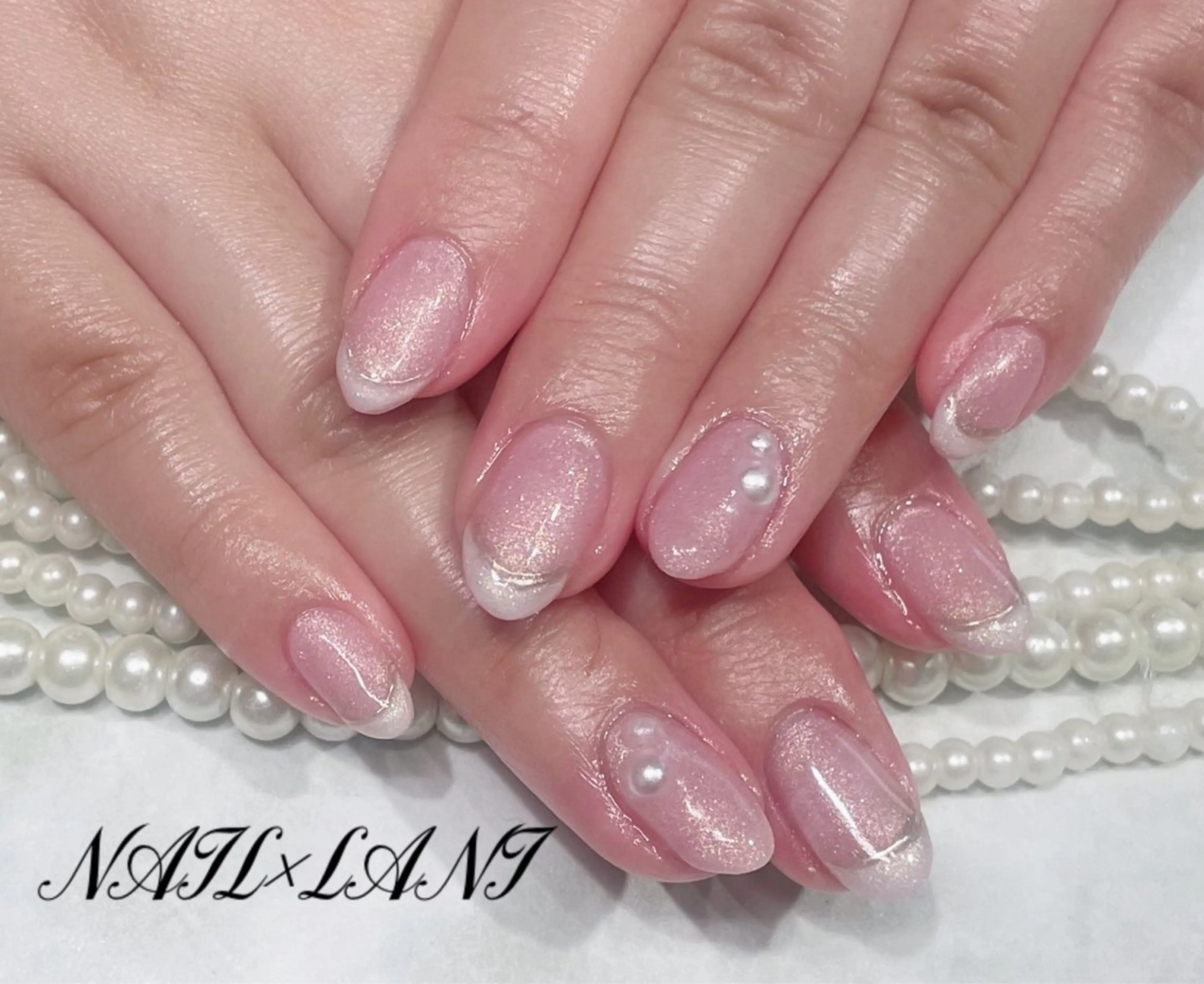 ネイル フットネイル ジェルネイル マグネットネイル パラジェル 一之瀬 柚季のネイルデザイン