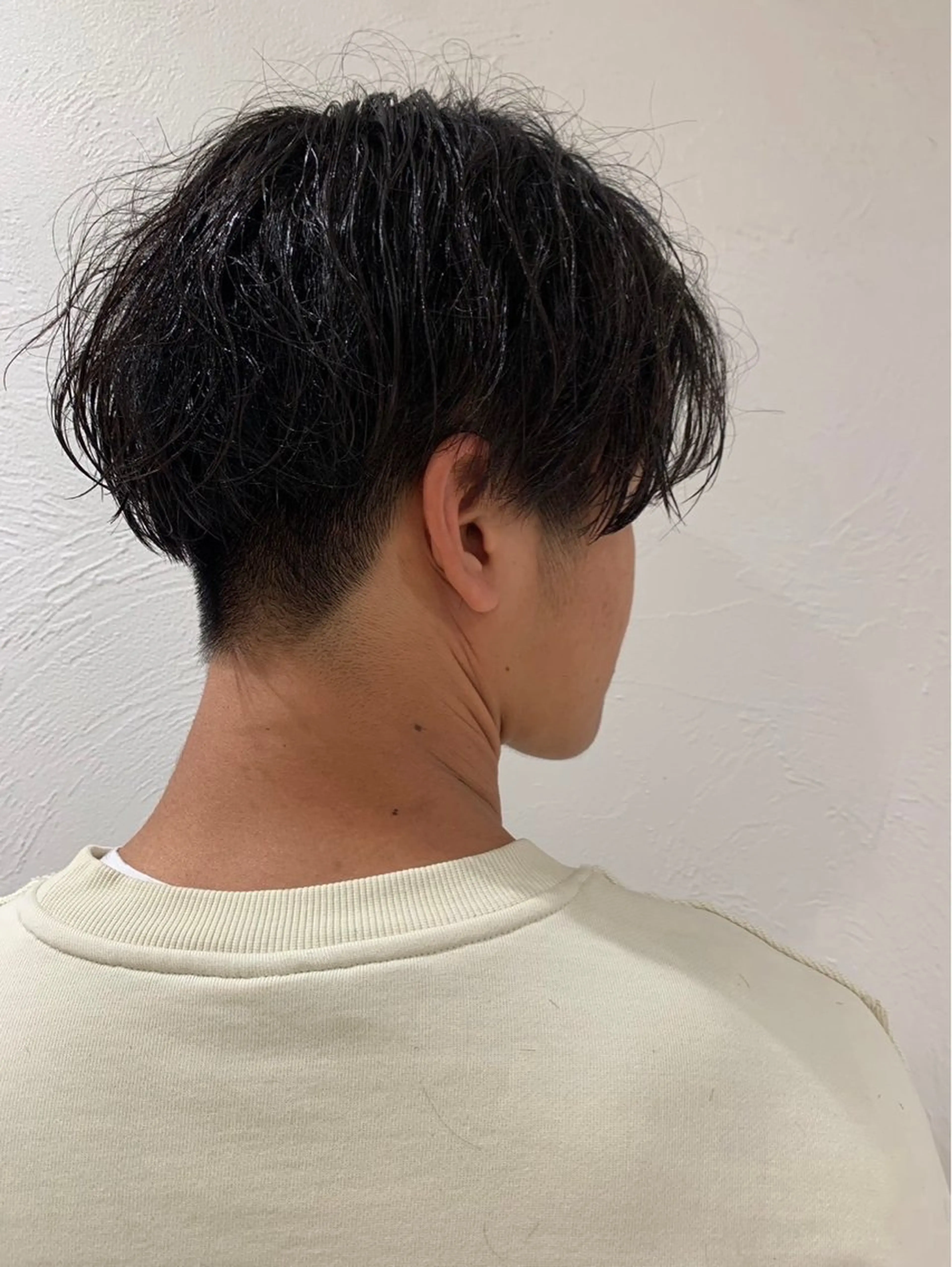 メンズ メンズ韓国風 メンズパーマ 渡邊花奈 韓国ヘアのヘアスタイル