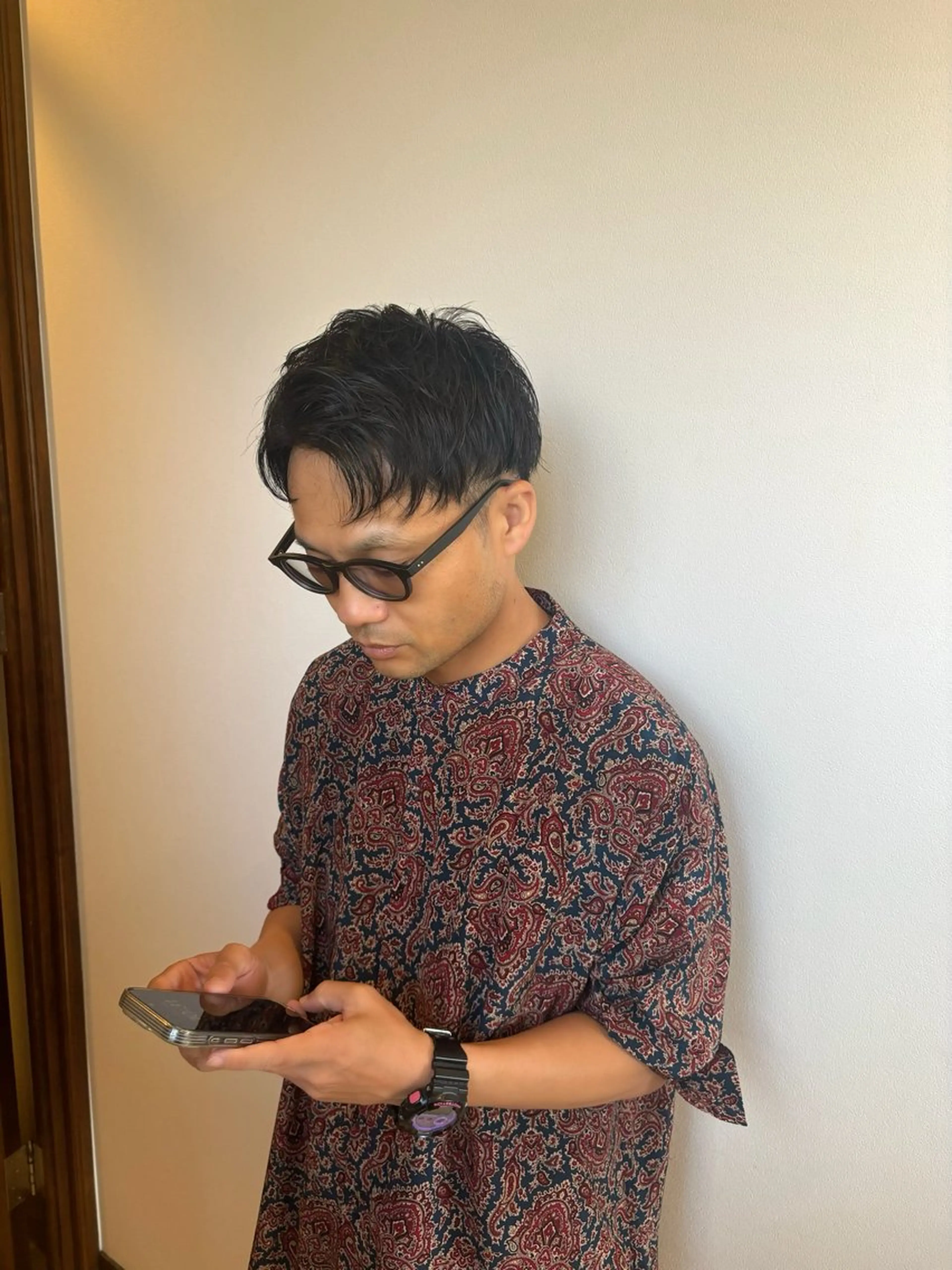 ショート メンズ レイヤーカット/艶髪 /パーマaikoのヘアスタイル